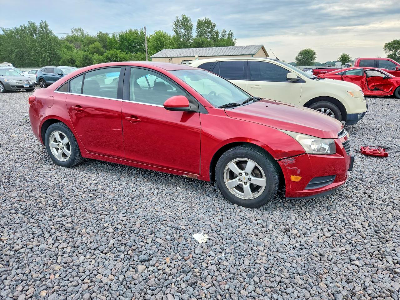 2012 Chevrolet Cruze Lt Burgundy vin: 1G1PE5SC0C7112743