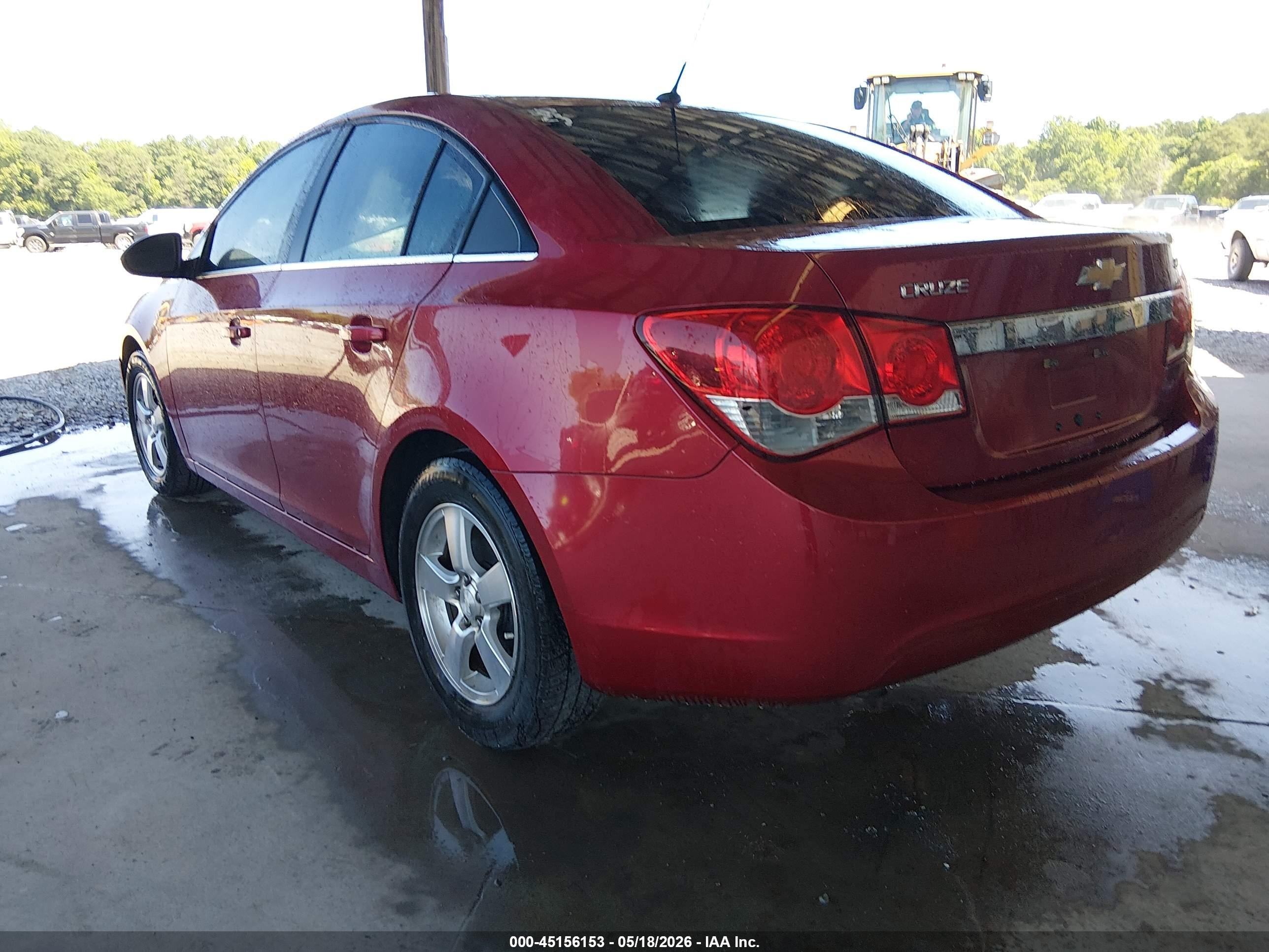 2012 Chevrolet Cruze Lt Red vin: 1G1PE5SC0C7234289