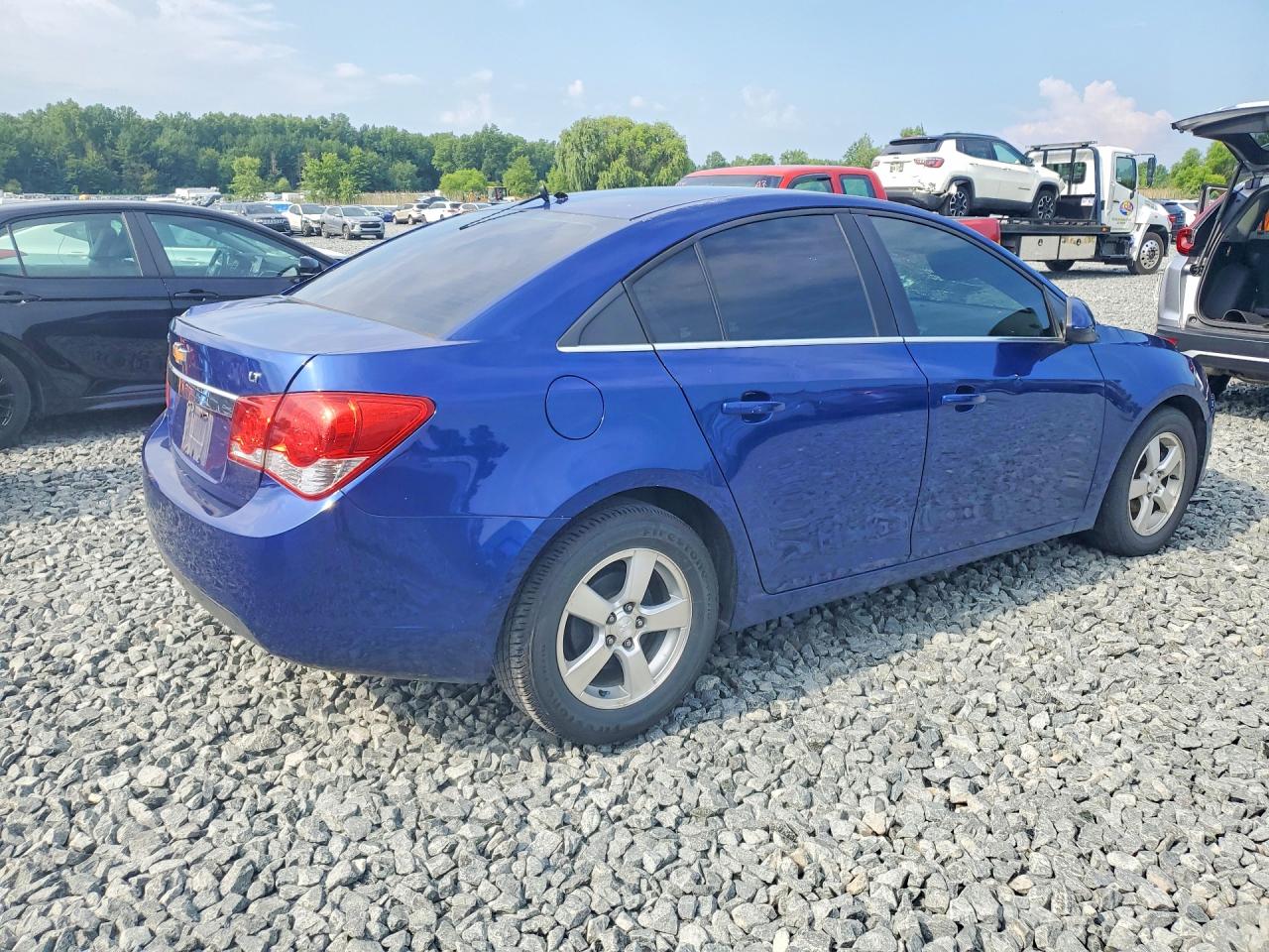 2012 Chevrolet Cruze Lt Blue vin: 1G1PE5SC3C7274429