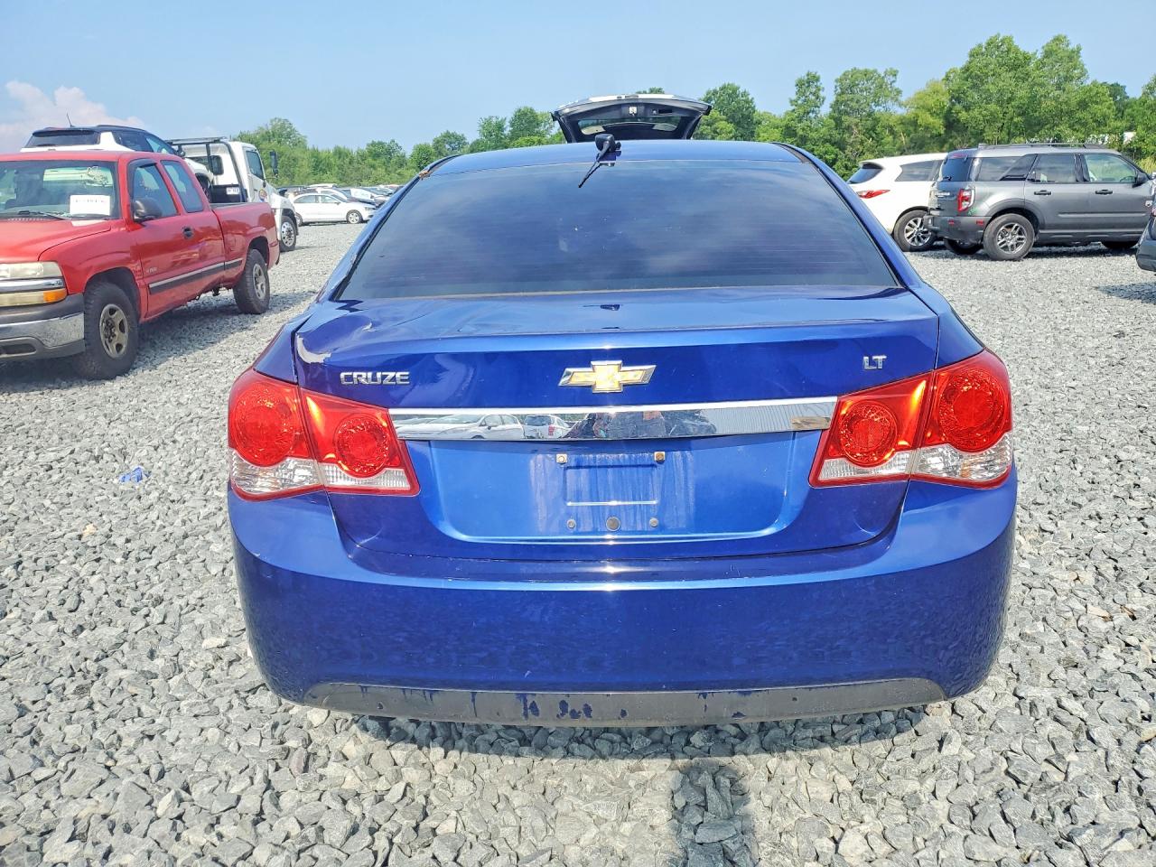 2012 Chevrolet Cruze Lt Blue vin: 1G1PE5SC3C7274429