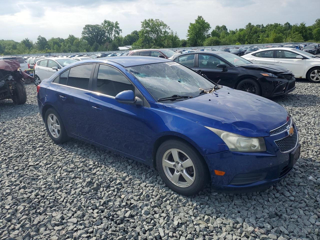 2012 Chevrolet Cruze Lt Blue vin: 1G1PE5SC3C7274429