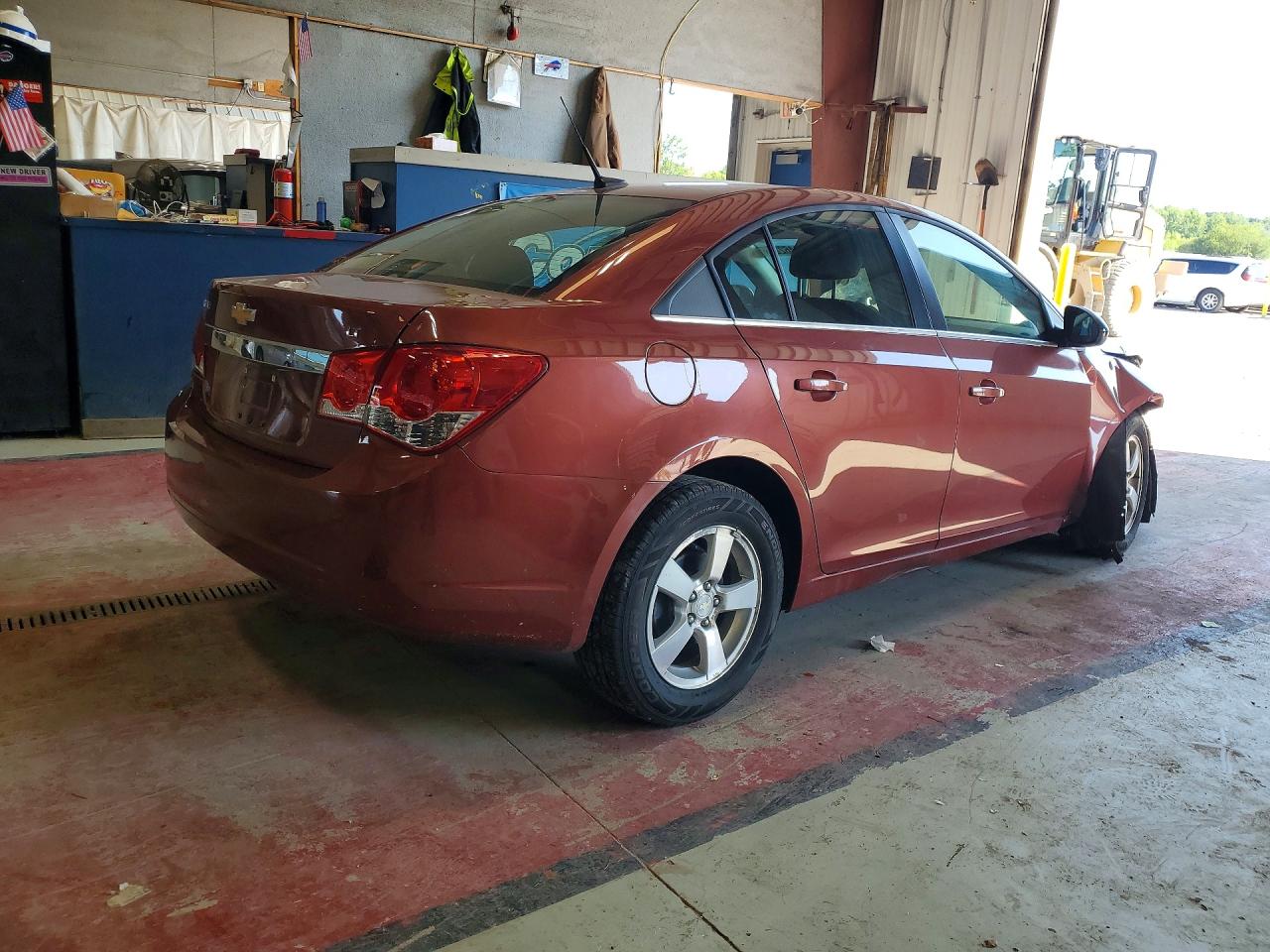 2012 Chevrolet Cruze Lt Maroon vin: 1G1PE5SC4C7367377