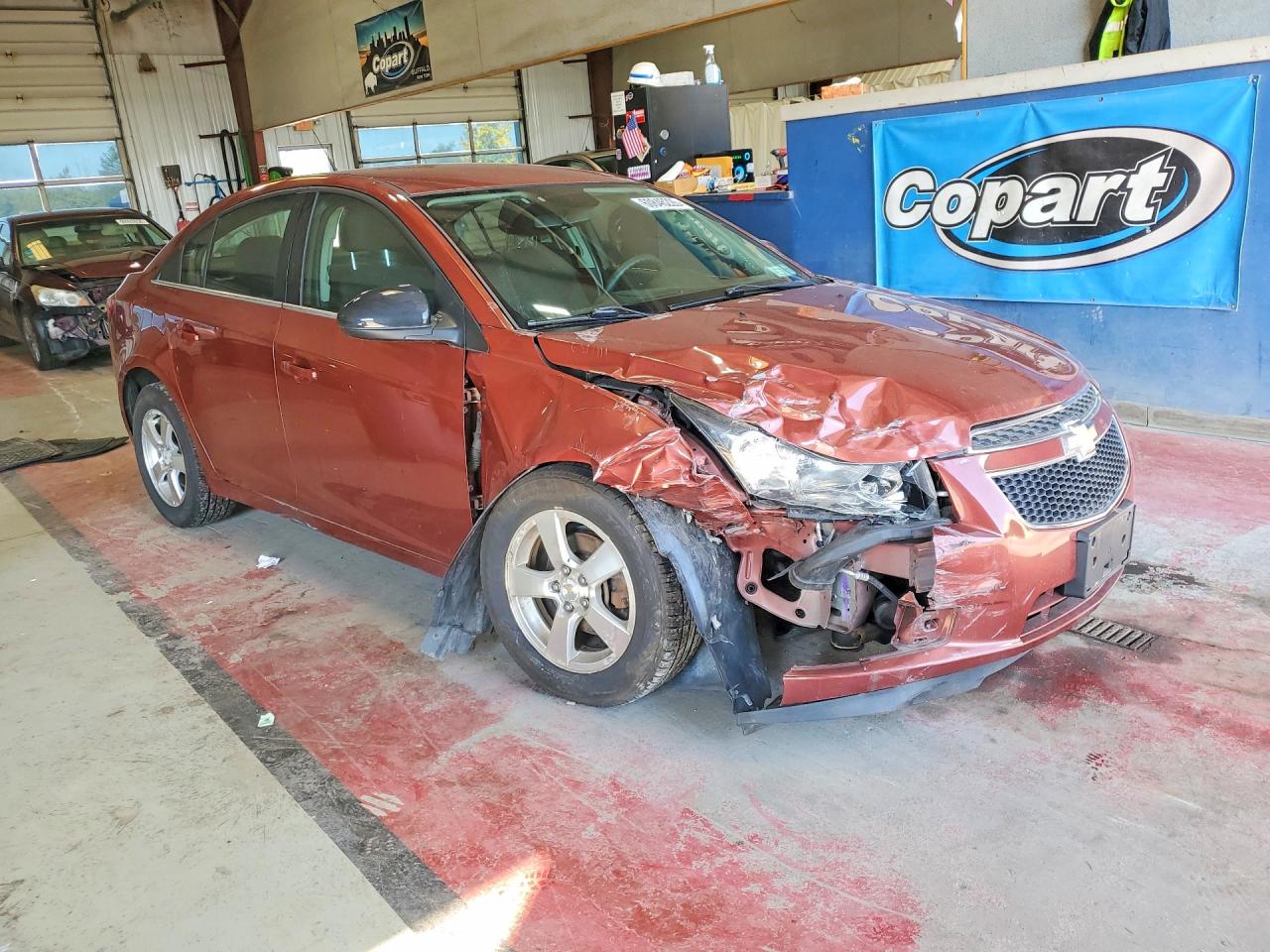 2012 Chevrolet Cruze Lt Maroon vin: 1G1PE5SC4C7367377