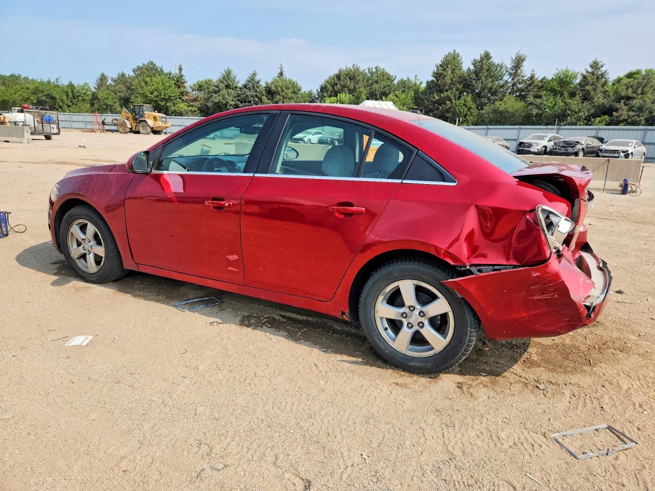 2012 Chevrolet Cruze Lt Red vin: 1G1PE5SC6C7235303