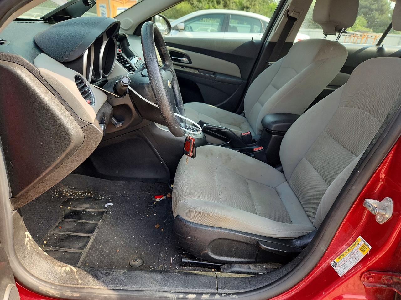 2012 Chevrolet Cruze Lt Red vin: 1G1PE5SC6C7235303