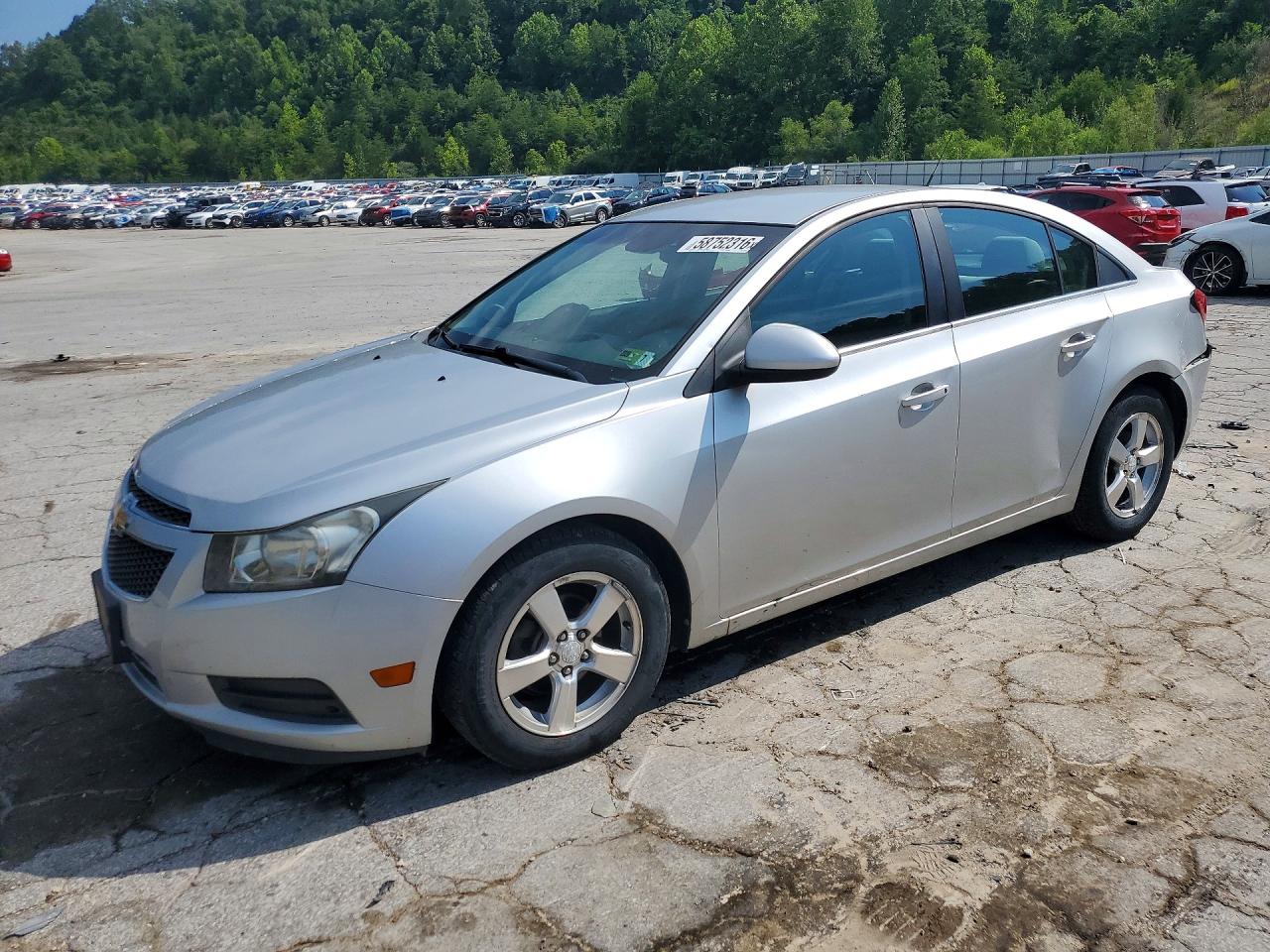 2012 Chevrolet Cruze Lt Silver vin: 1G1PE5SC7C7235245