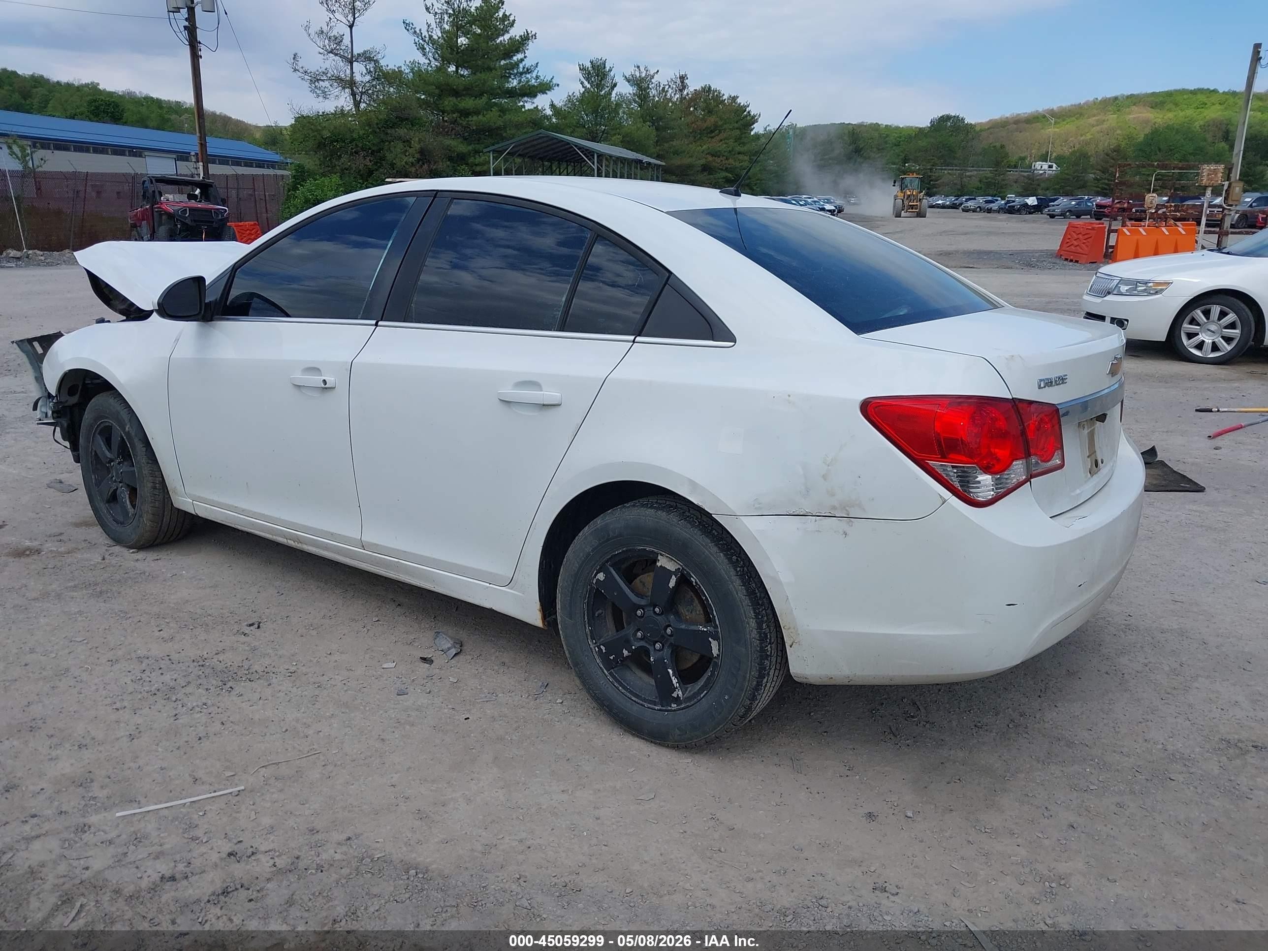 2012 Chevrolet Cruze Lt White vin: 1G1PE5SC7C7364733