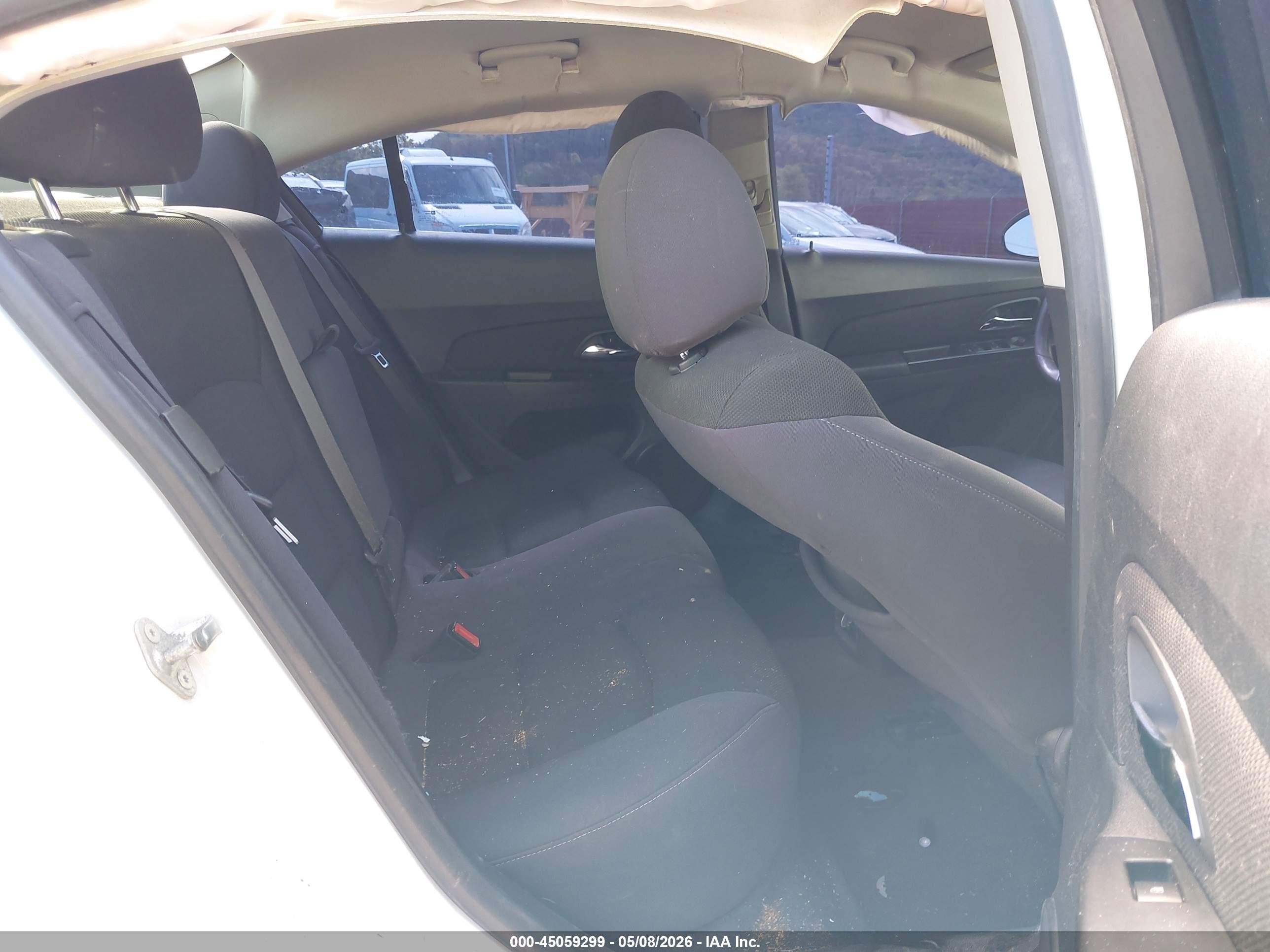 2012 Chevrolet Cruze Lt White vin: 1G1PE5SC7C7364733