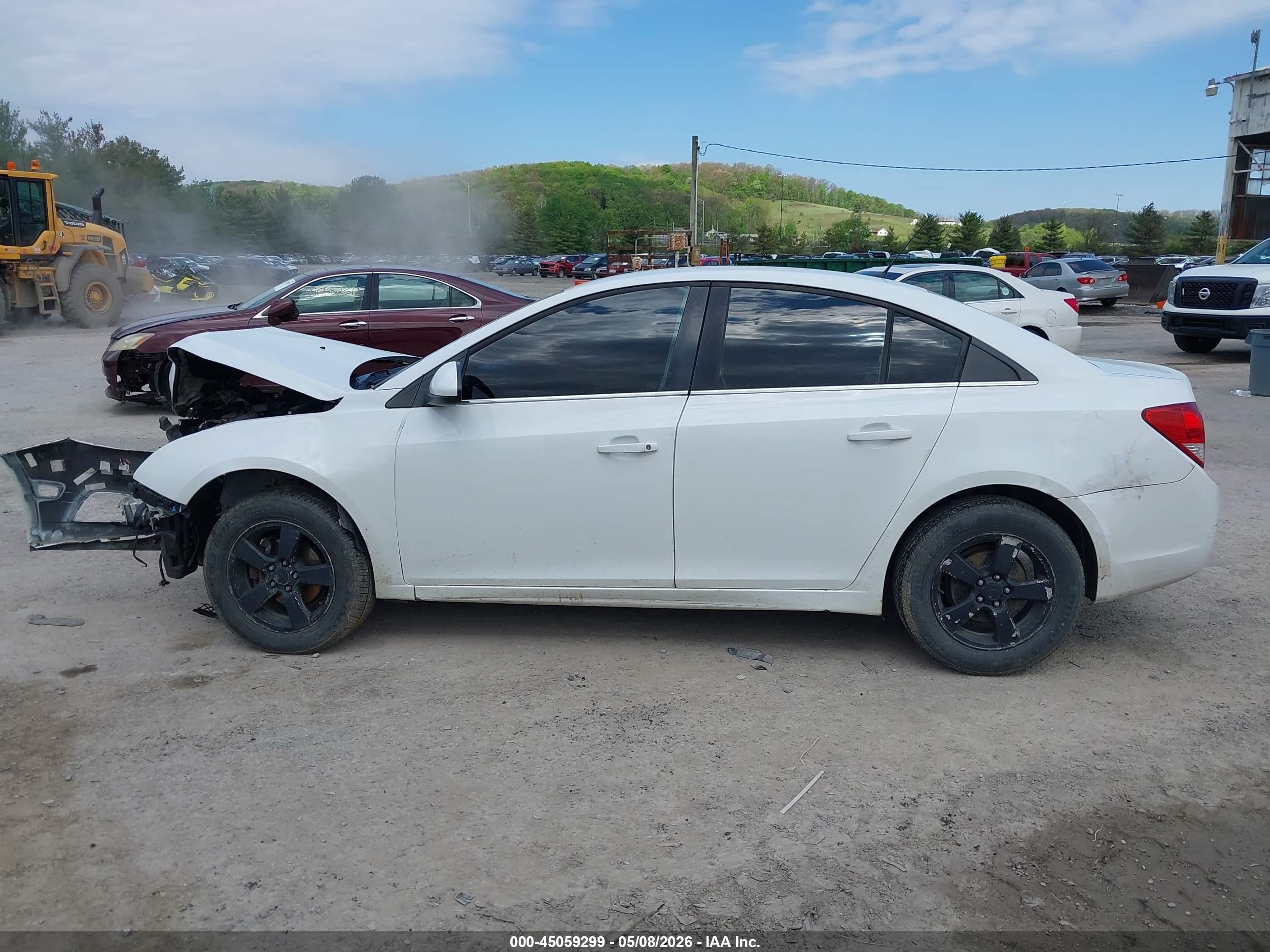 2012 Chevrolet Cruze Lt White vin: 1G1PE5SC7C7364733