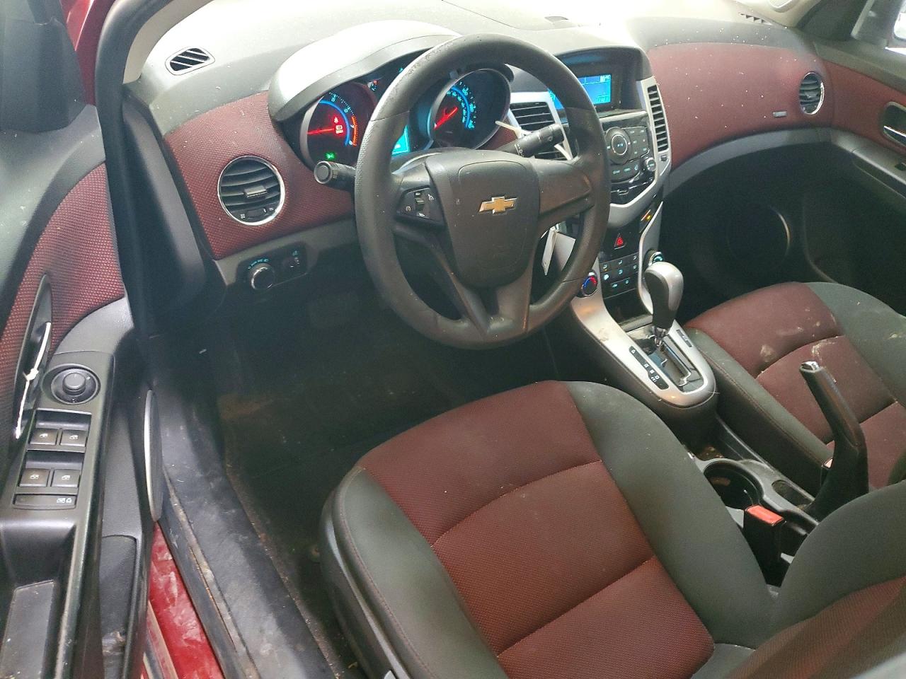 2012 Chevrolet Cruze Lt Red vin: 1G1PE5SC9C7107802