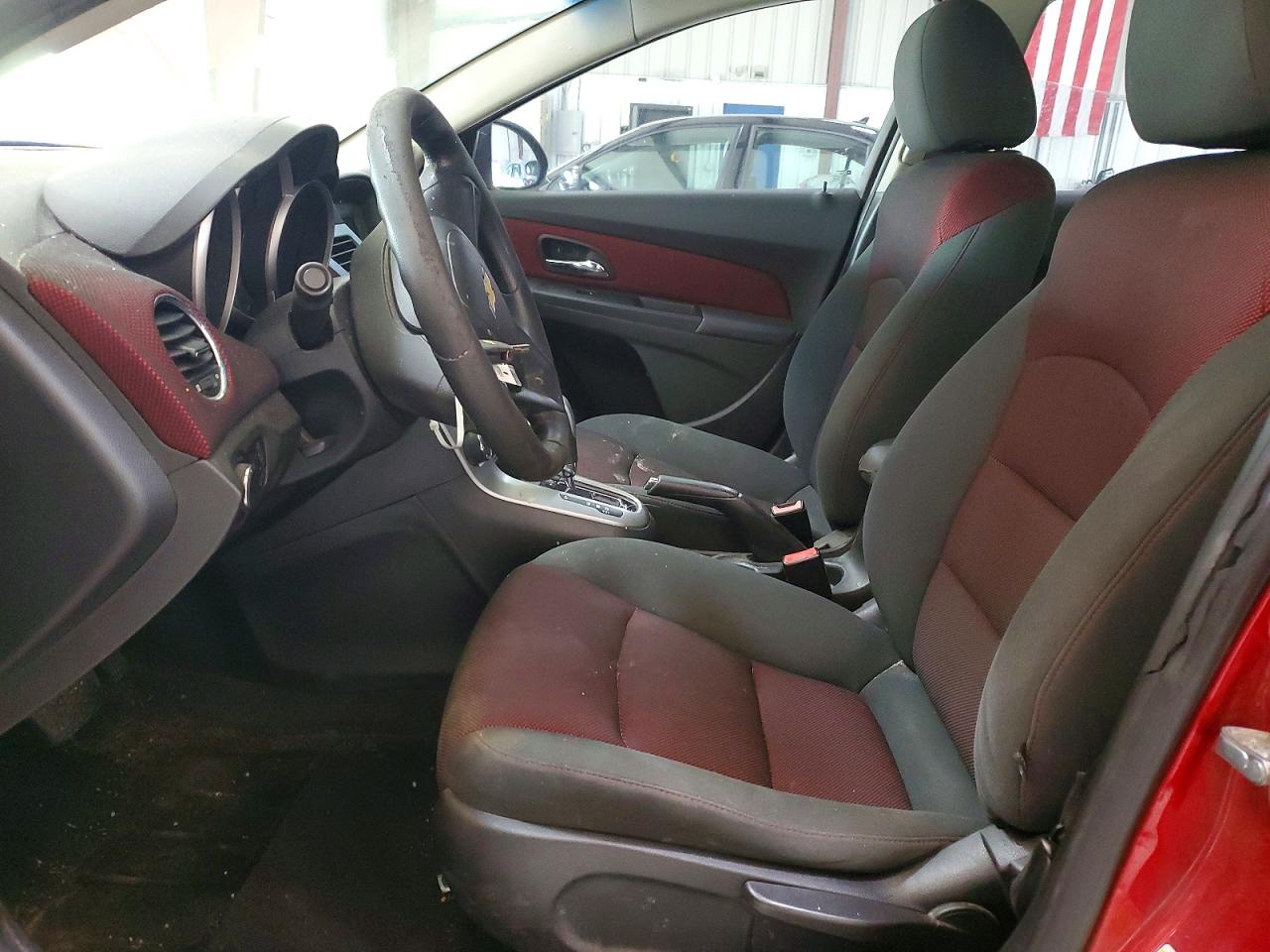 2012 Chevrolet Cruze Lt Red vin: 1G1PE5SC9C7107802