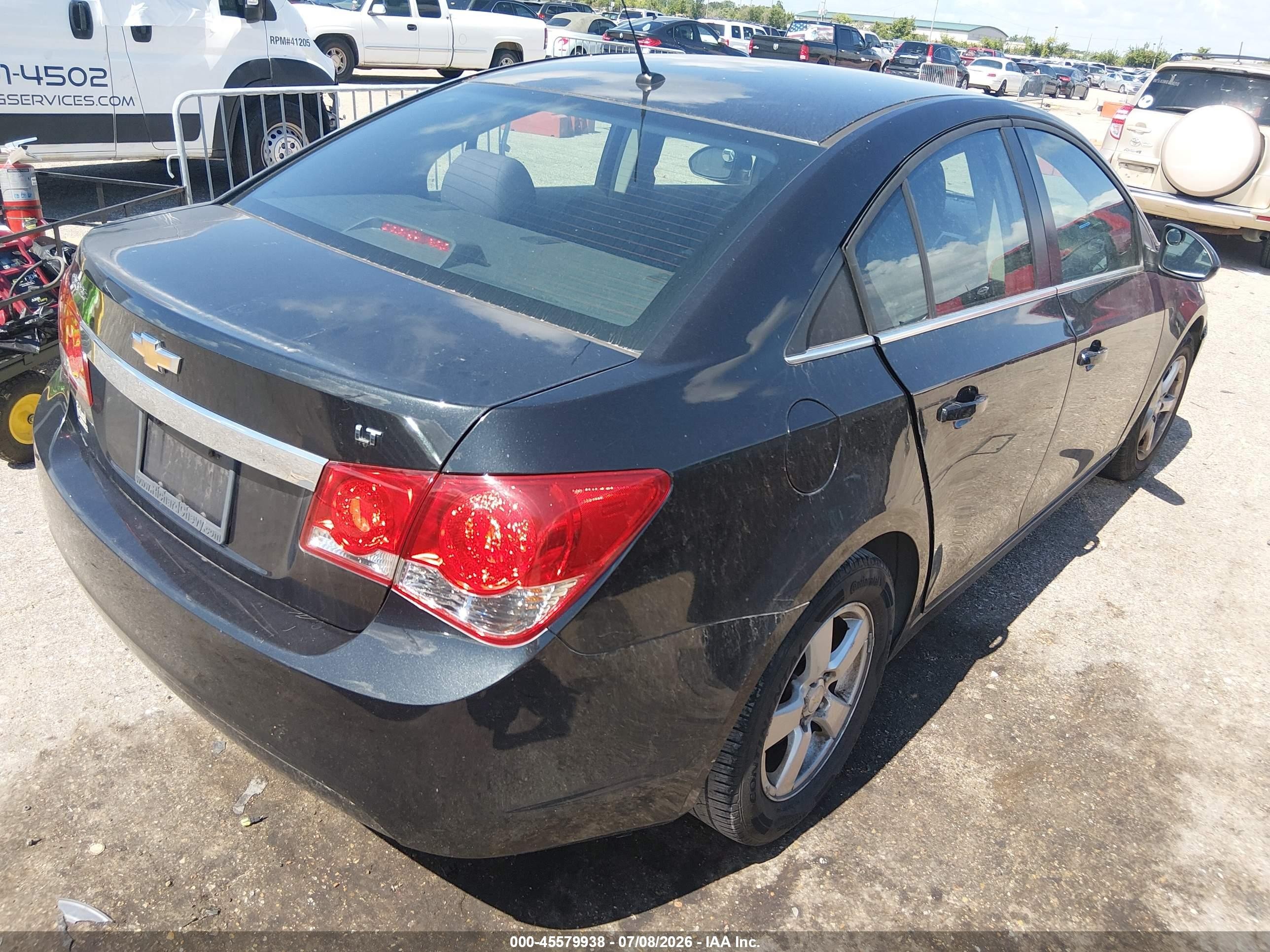 2012 Chevrolet Cruze Lt Серый vin: 1G1PE5SC9C7310849