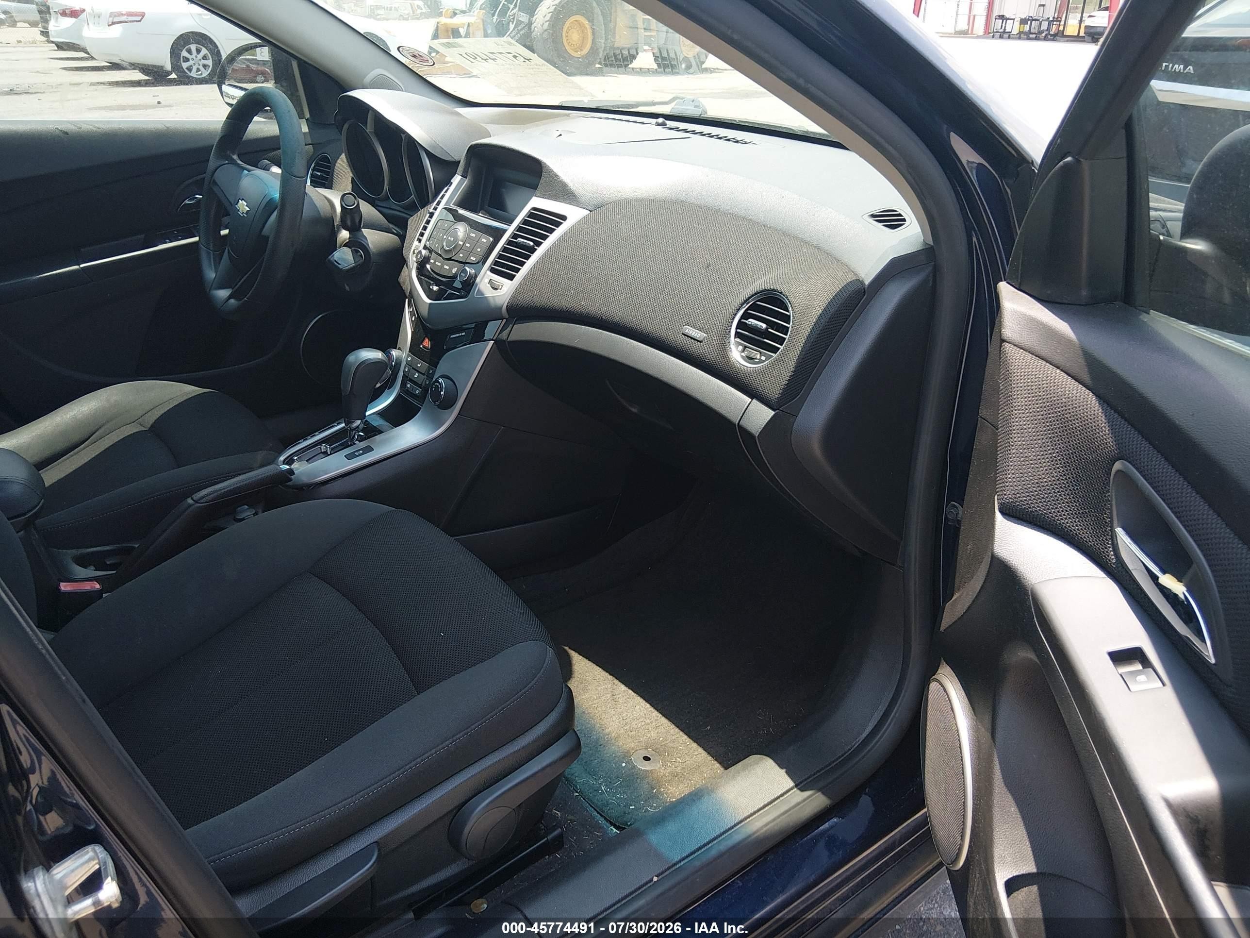 2011 Chevrolet Cruze 1lt Blue vin: 1G1PF5S90B7102505