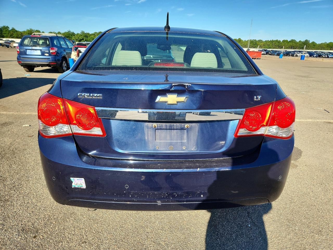 2011 Chevrolet Cruze Lt Blue vin: 1G1PF5S90B7113942