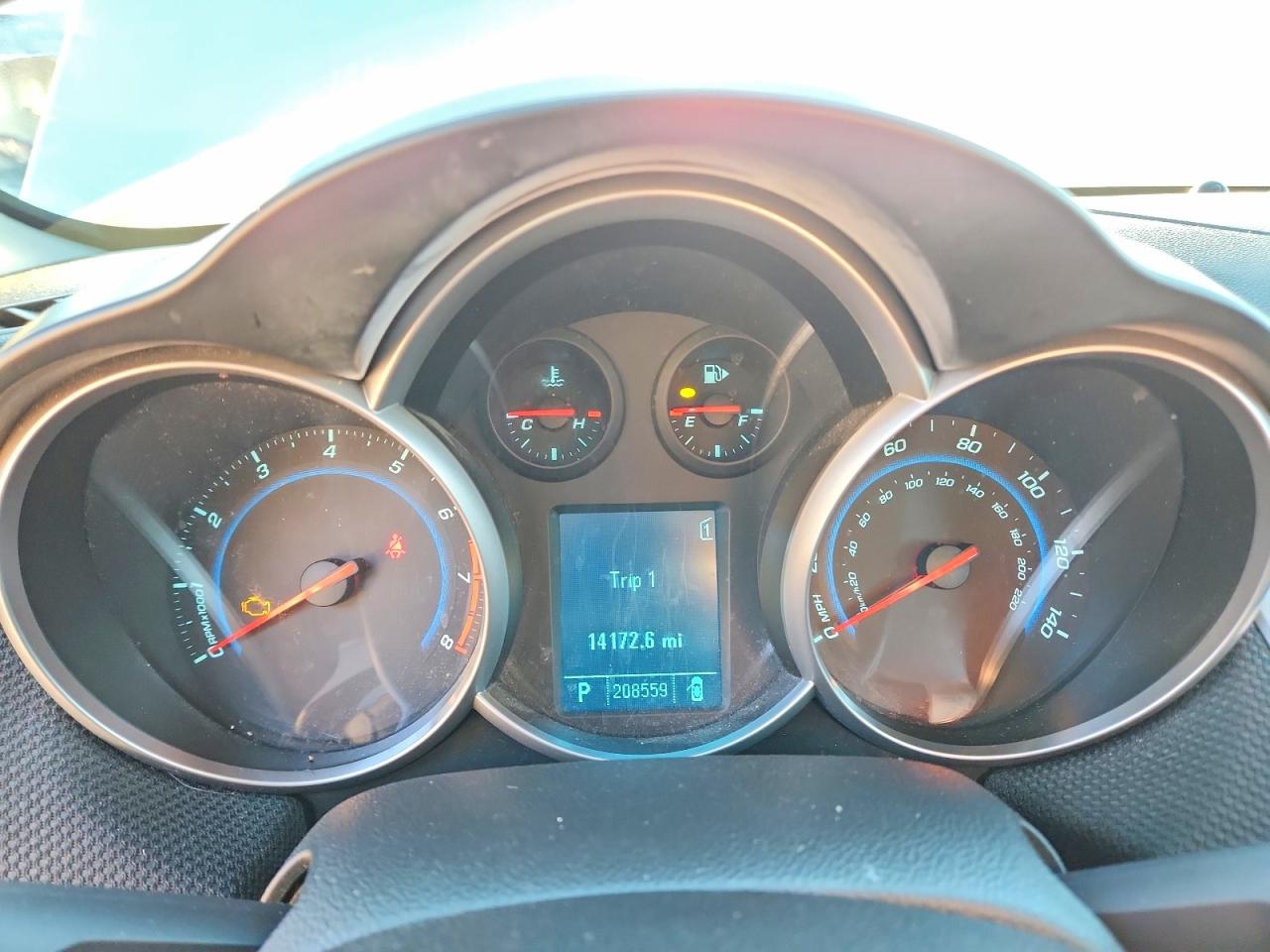 2011 Chevrolet Cruze Lt Blue vin: 1G1PF5S90B7143006
