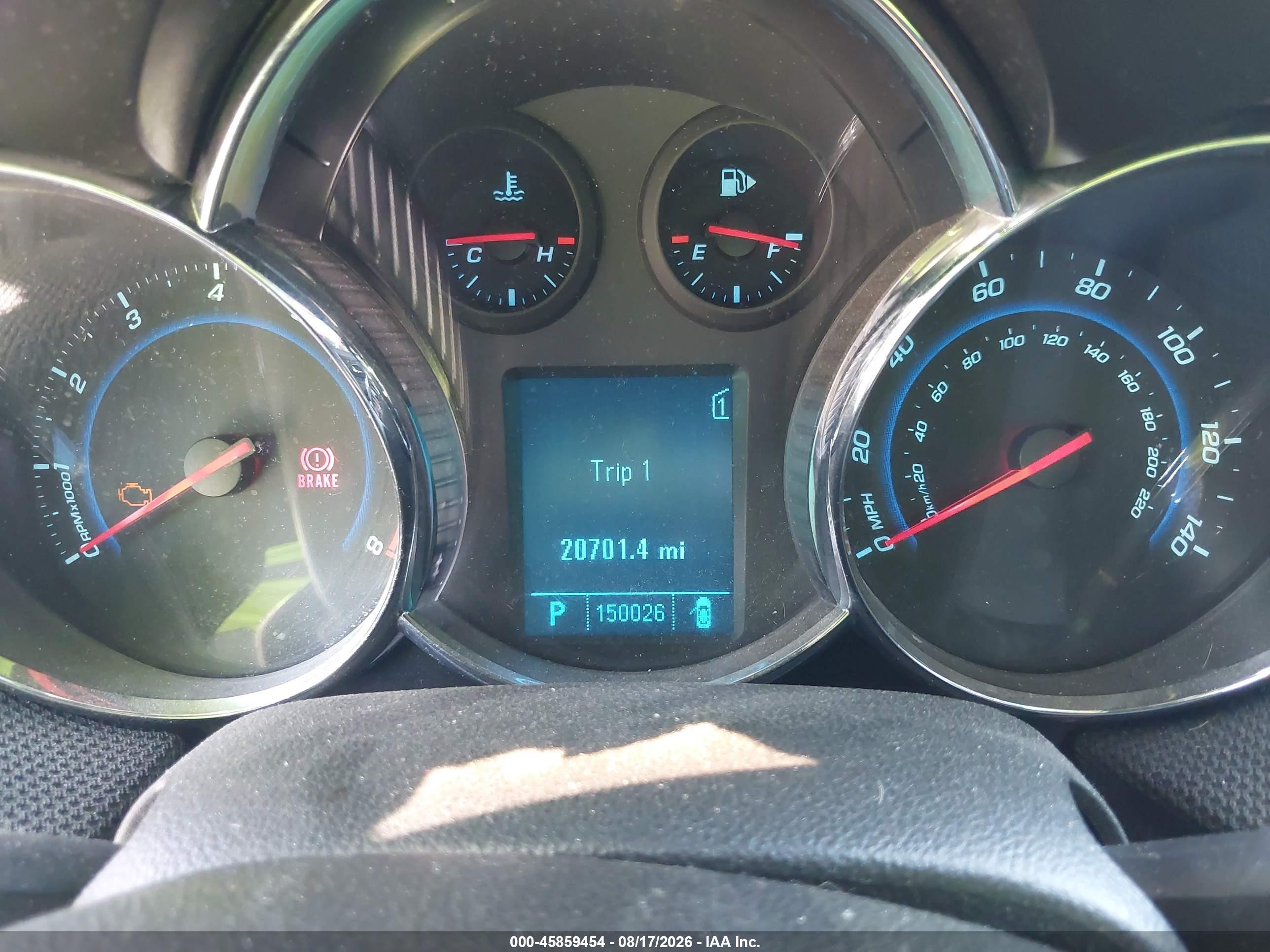 2011 Chevrolet Cruze 1lt Синий vin: 1G1PF5S90B7193467
