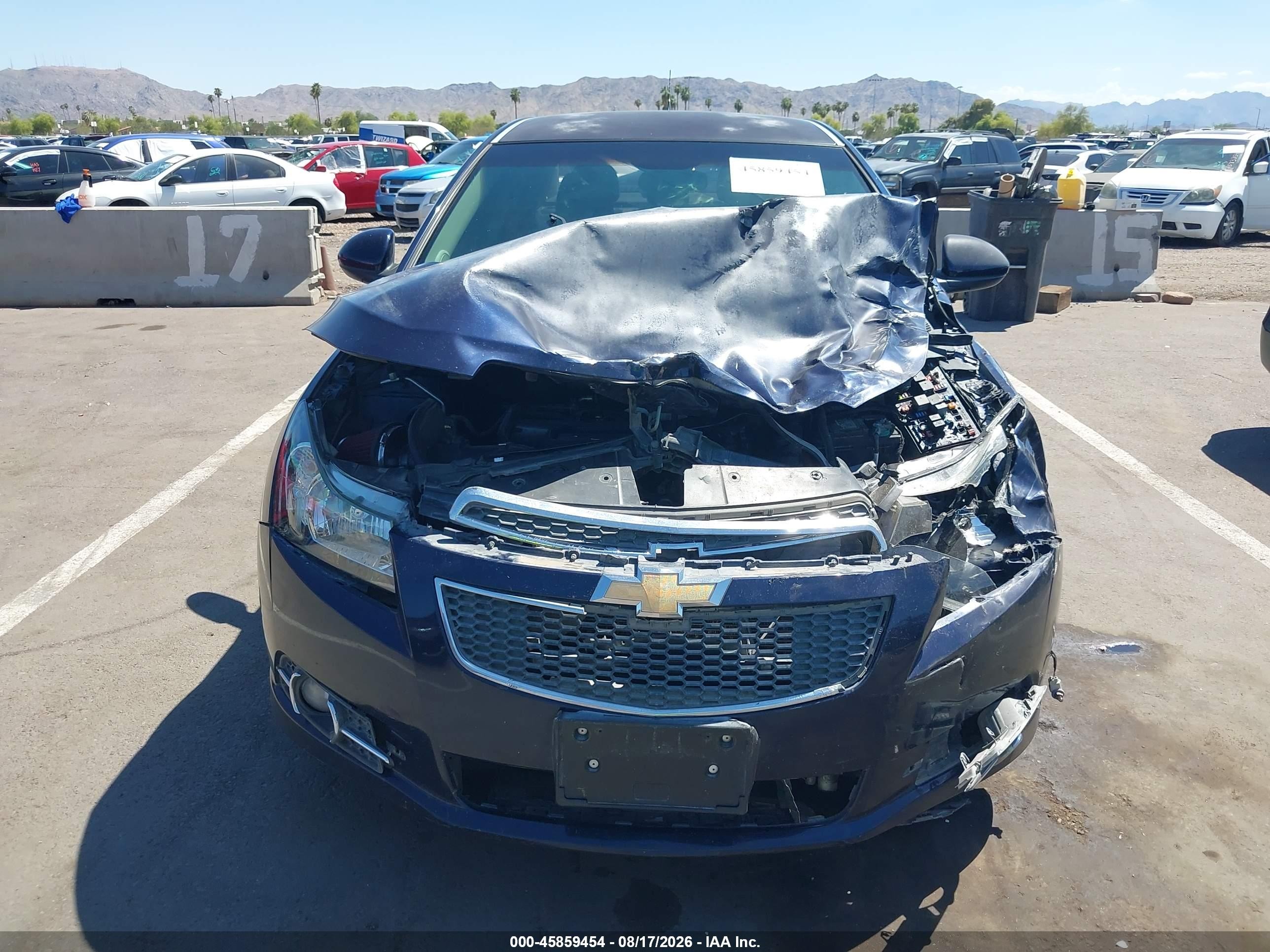 2011 Chevrolet Cruze 1lt Синий vin: 1G1PF5S90B7193467