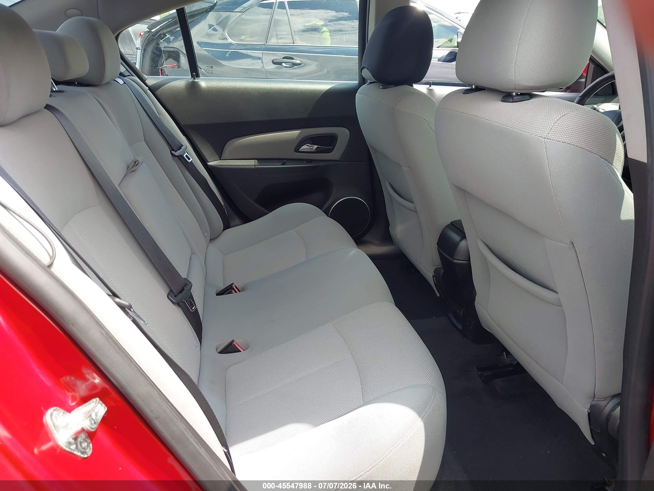 2011 Chevrolet Cruze 1lt Красный vin: 1G1PF5S90B7208484