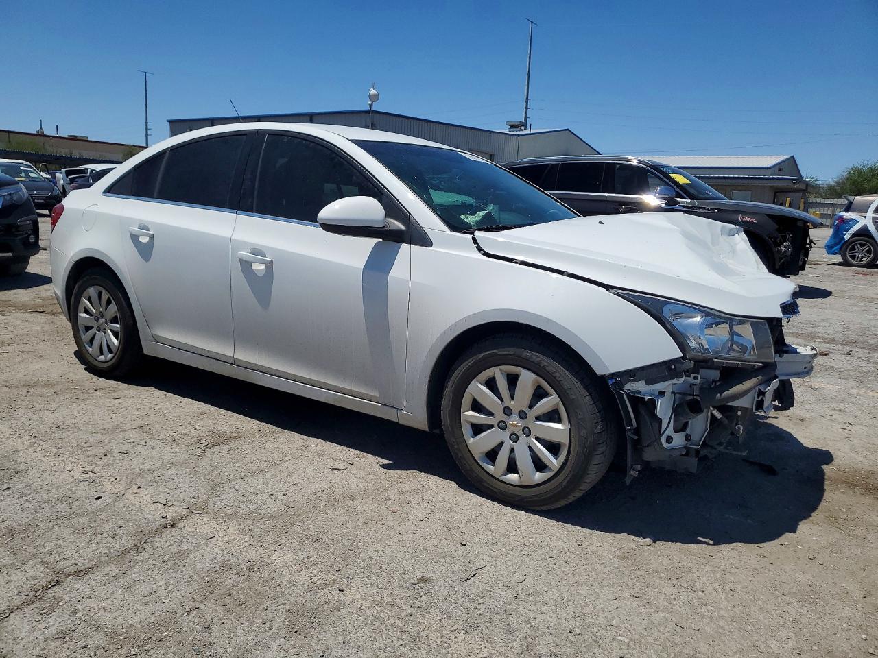 2011 Chevrolet Cruze Lt White vin: 1G1PF5S90B7258222