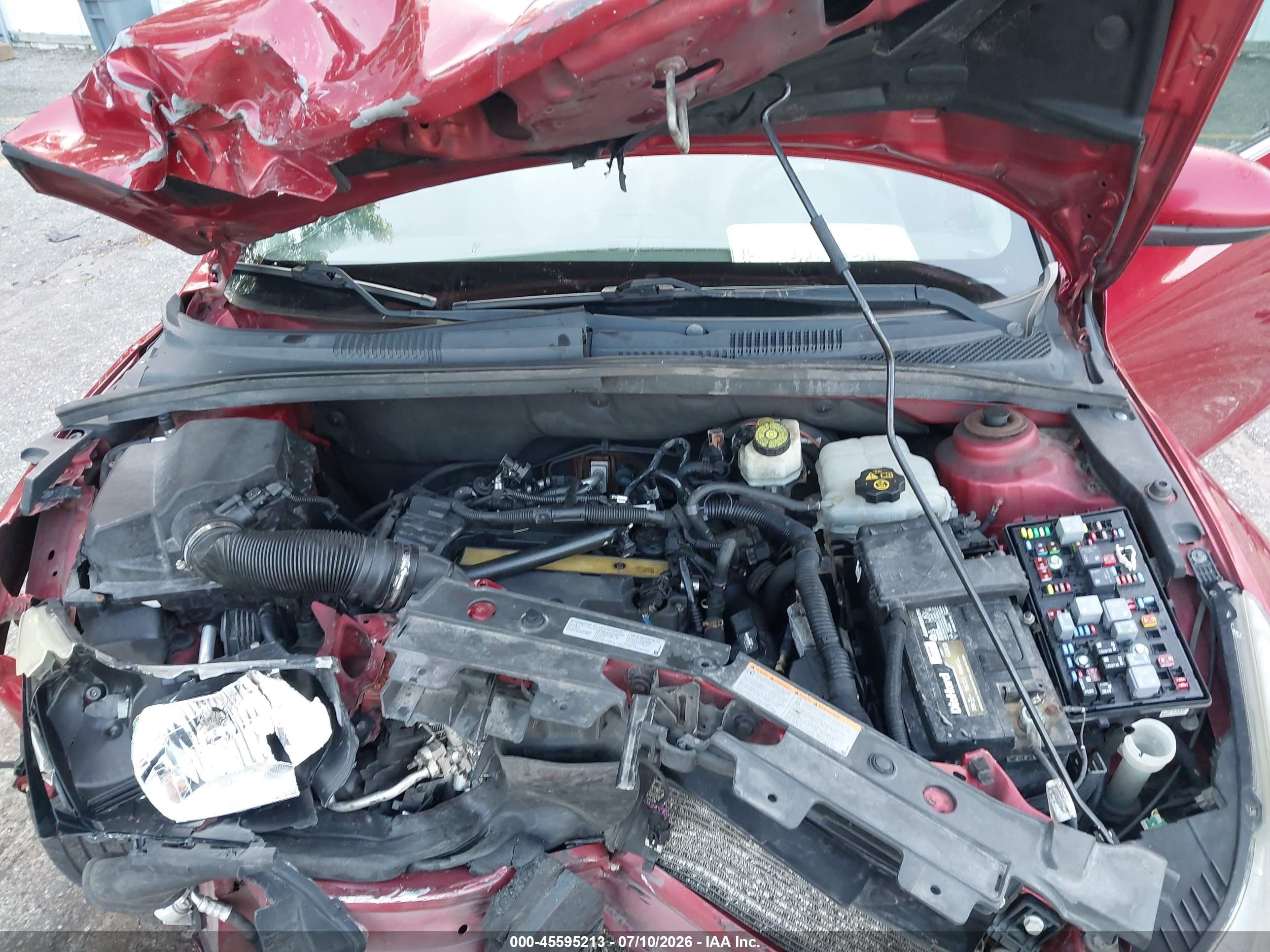 2011 Chevrolet Cruze 1lt Красный vin: 1G1PF5S91B7108605