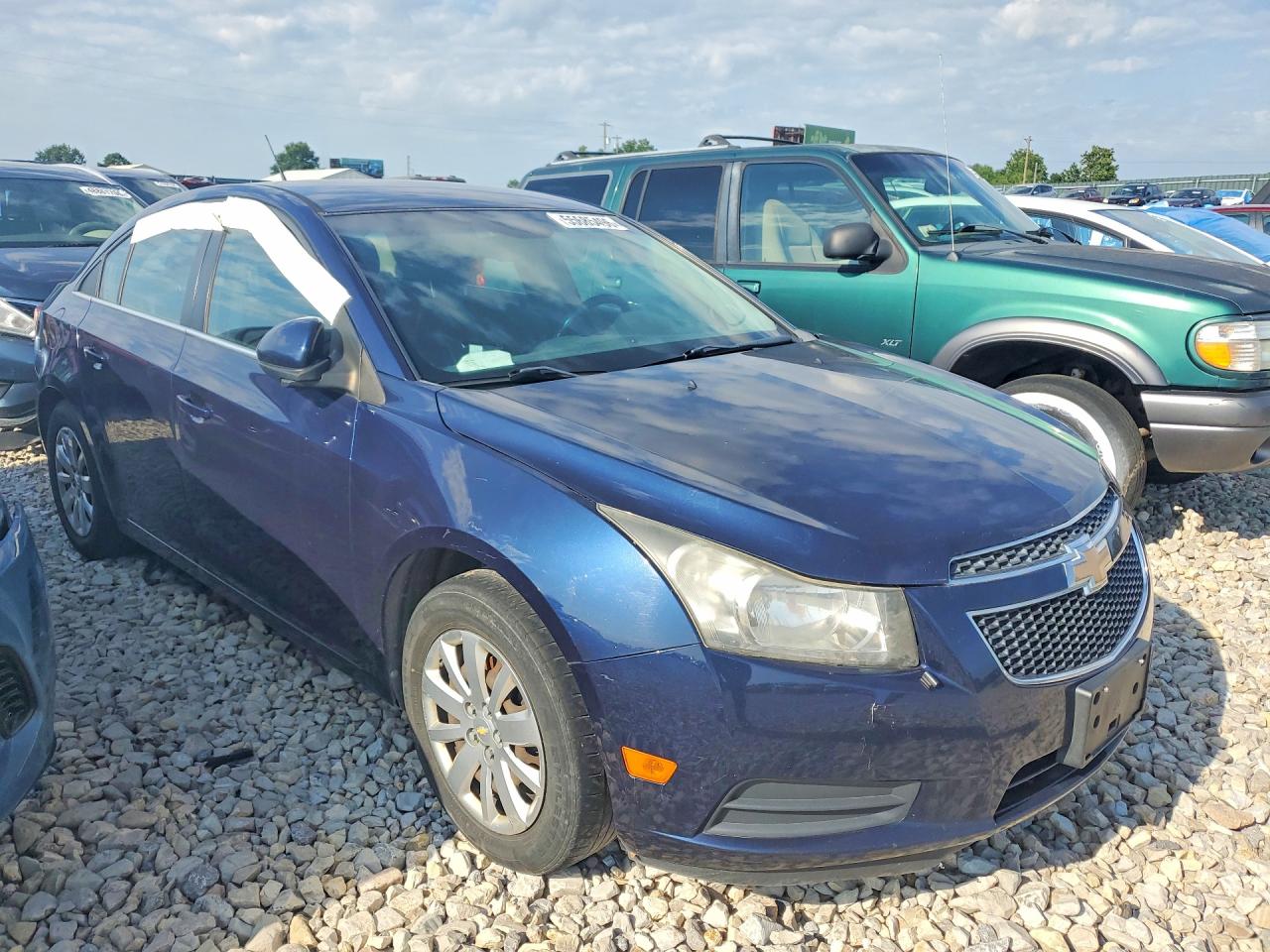 2011 Chevrolet Cruze Lt Blue vin: 1G1PF5S91B7112251