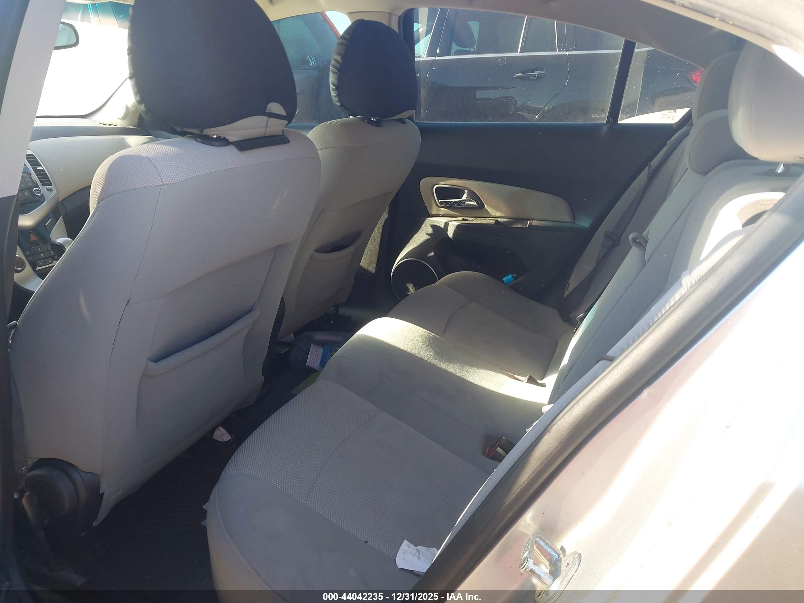2011 Chevrolet Cruze 1lt Gray vin: 1G1PF5S91B7118437