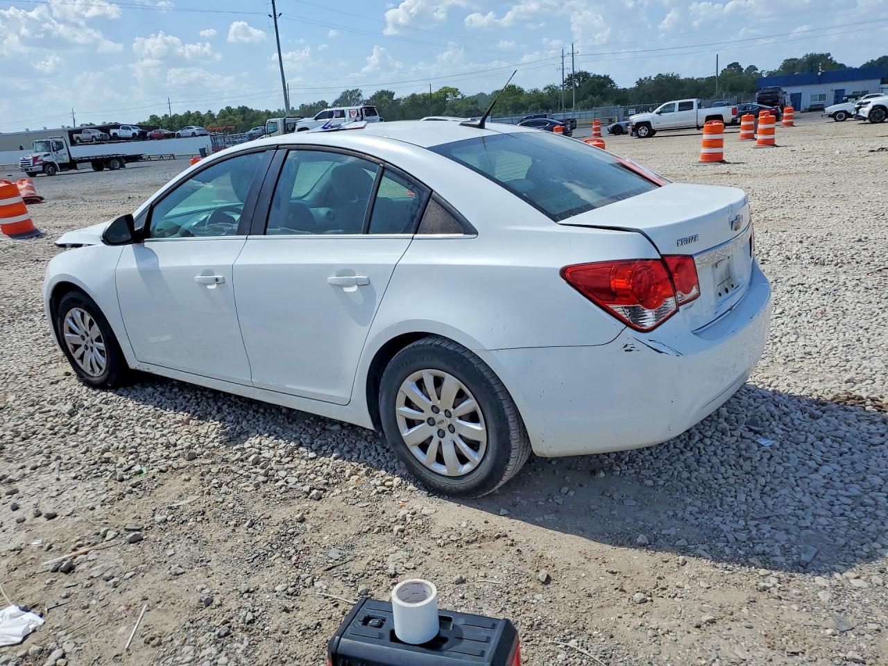 2011 Chevrolet Cruze Lt White vin: 1G1PF5S91B7153382