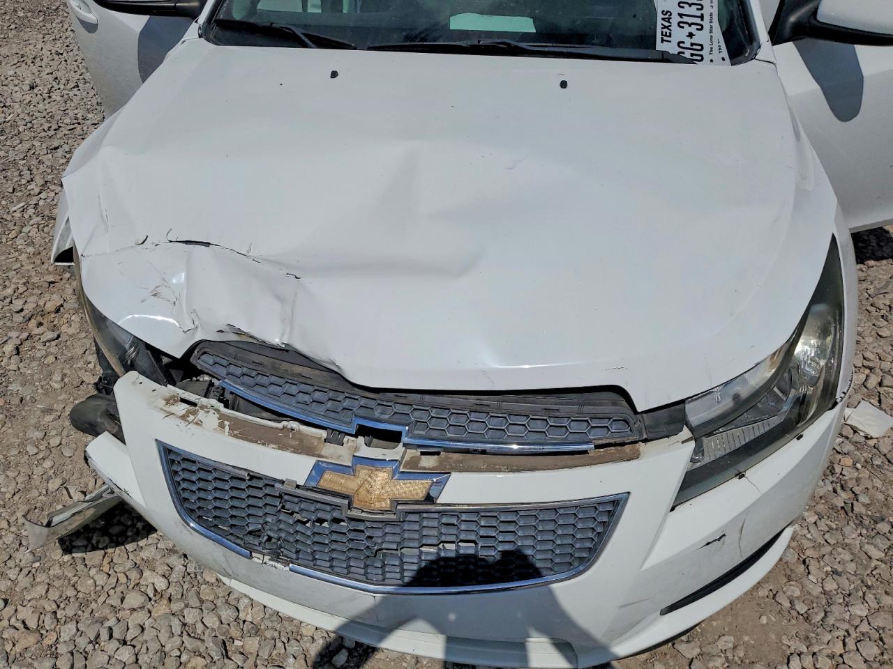 2011 Chevrolet Cruze Lt White vin: 1G1PF5S91B7153382