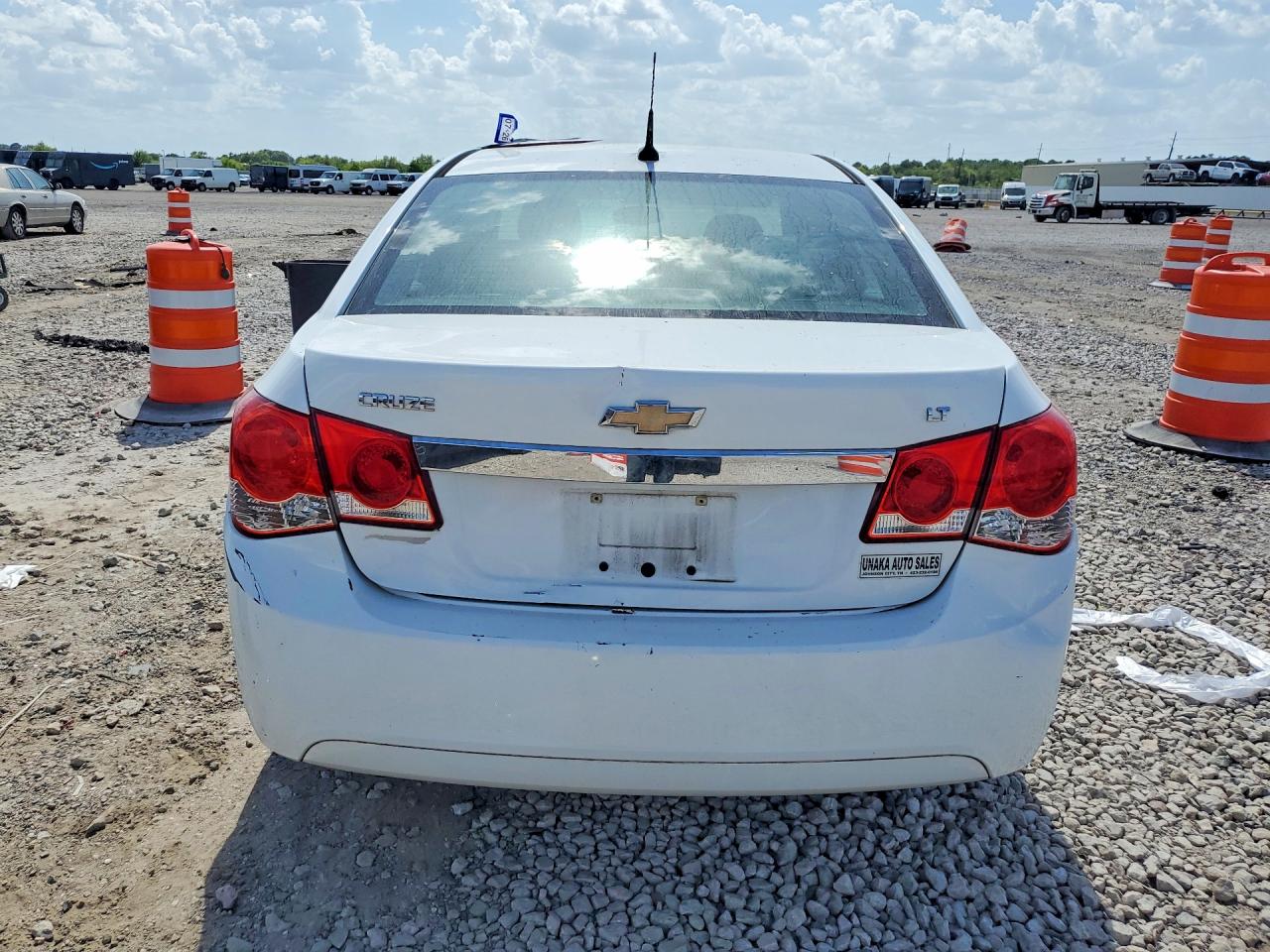 2011 Chevrolet Cruze Lt White vin: 1G1PF5S91B7153382