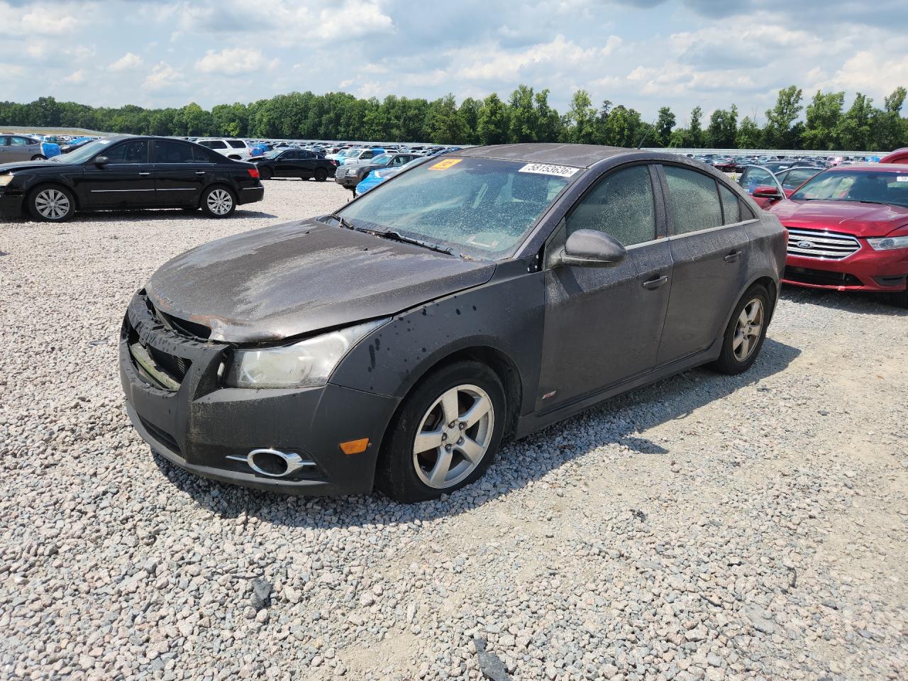 2011 Chevrolet Cruze Lt Gray vin: 1G1PF5S91B7224029
