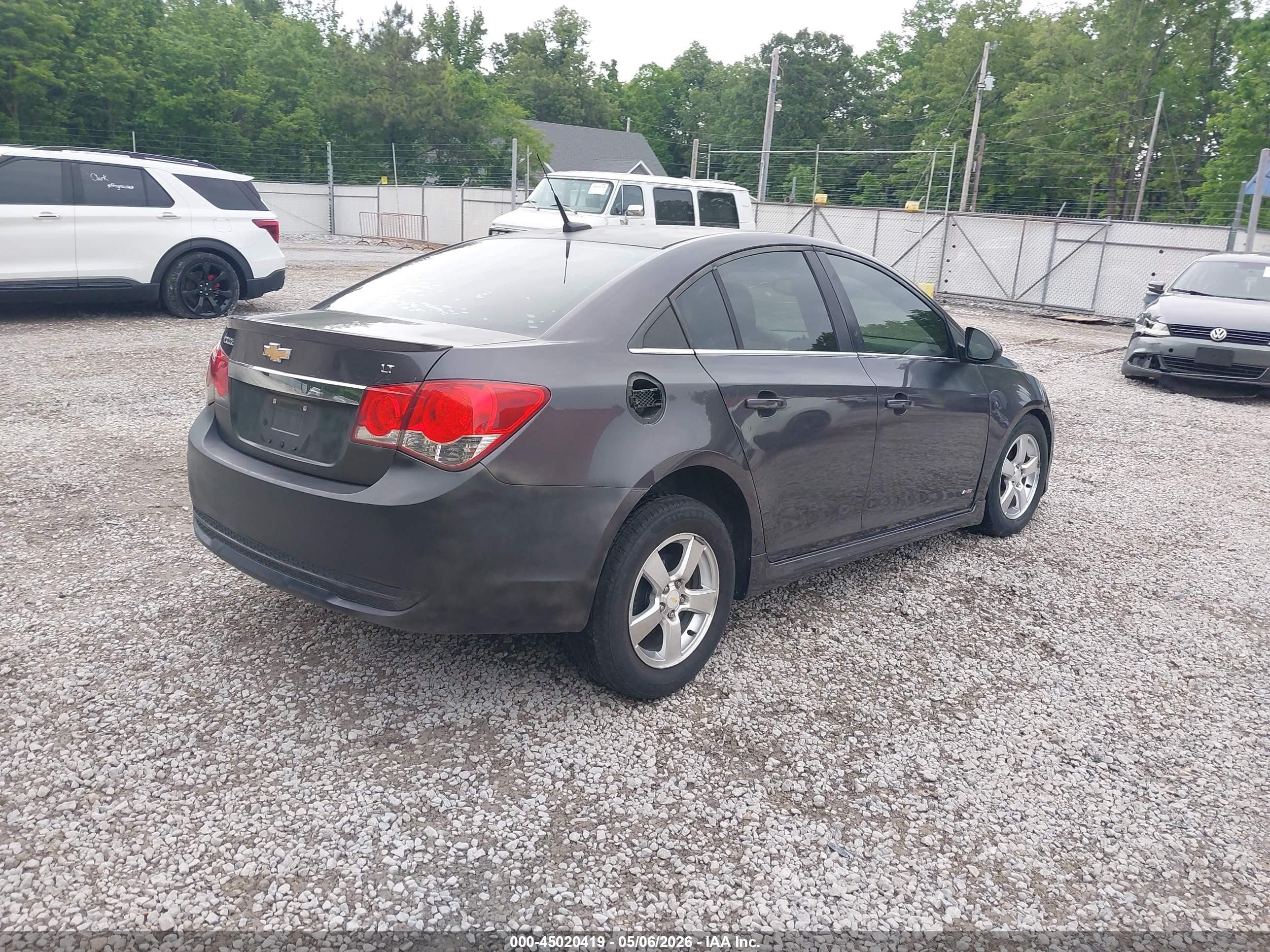 2011 Chevrolet Cruze 1lt Gray vin: 1G1PF5S91B7237461