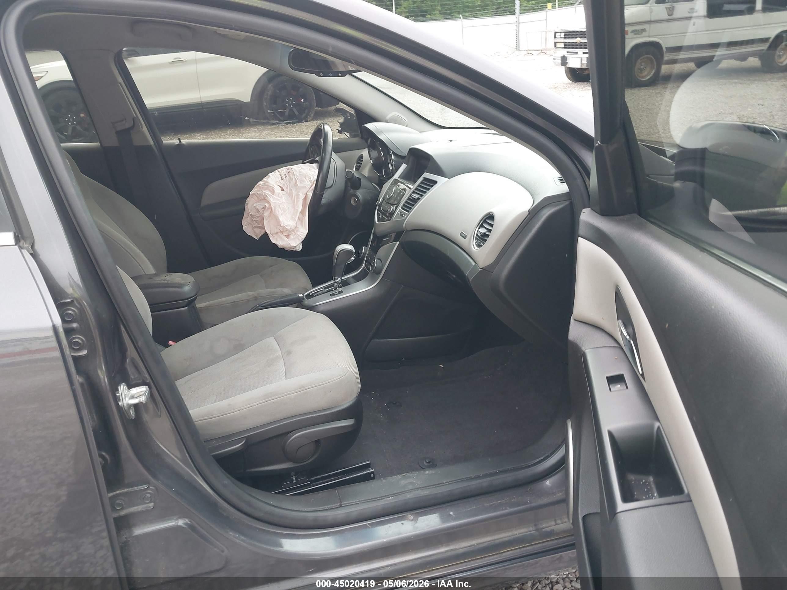 2011 Chevrolet Cruze 1lt Gray vin: 1G1PF5S91B7237461