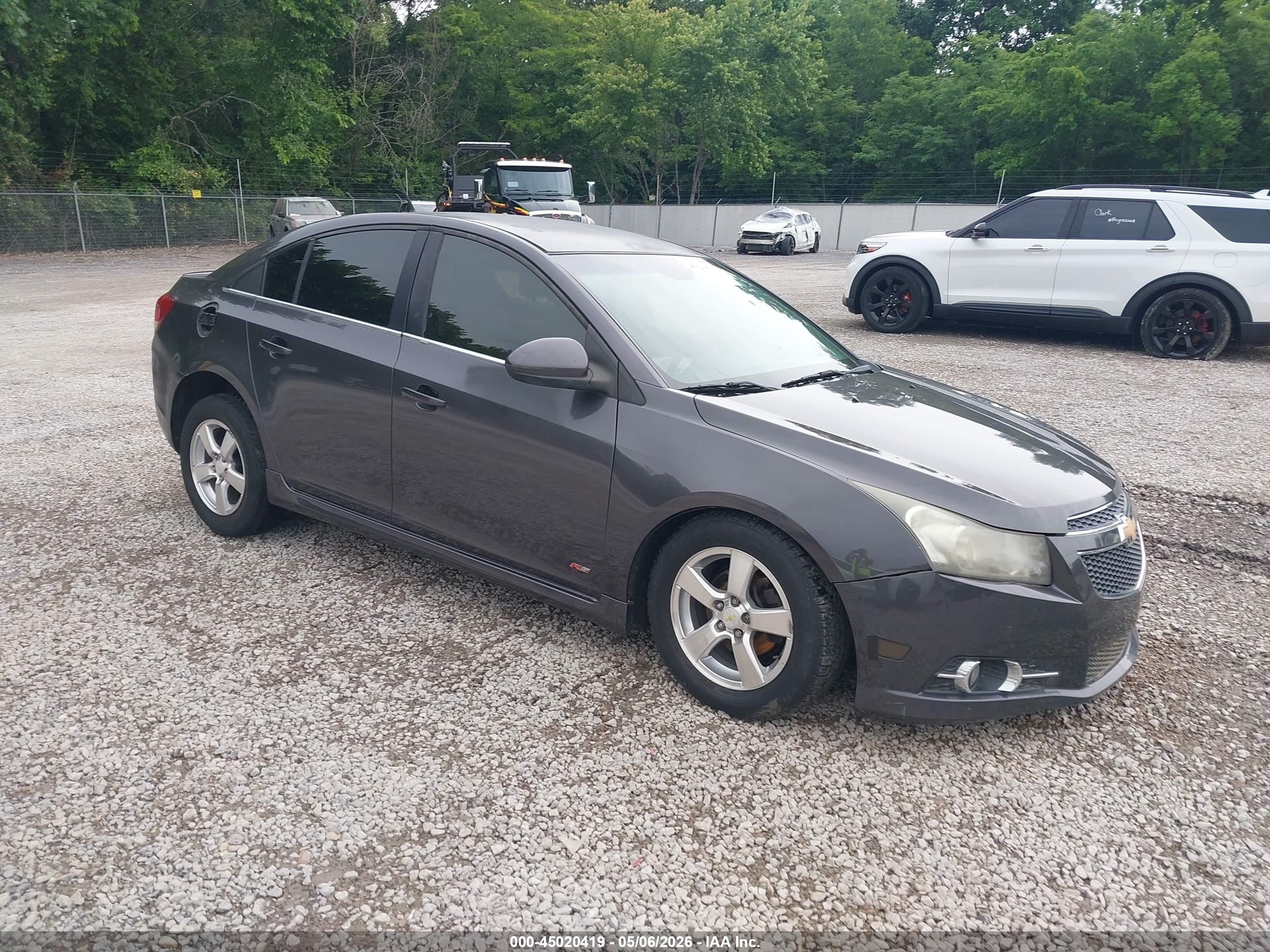 2011 Chevrolet Cruze 1lt Gray vin: 1G1PF5S91B7237461