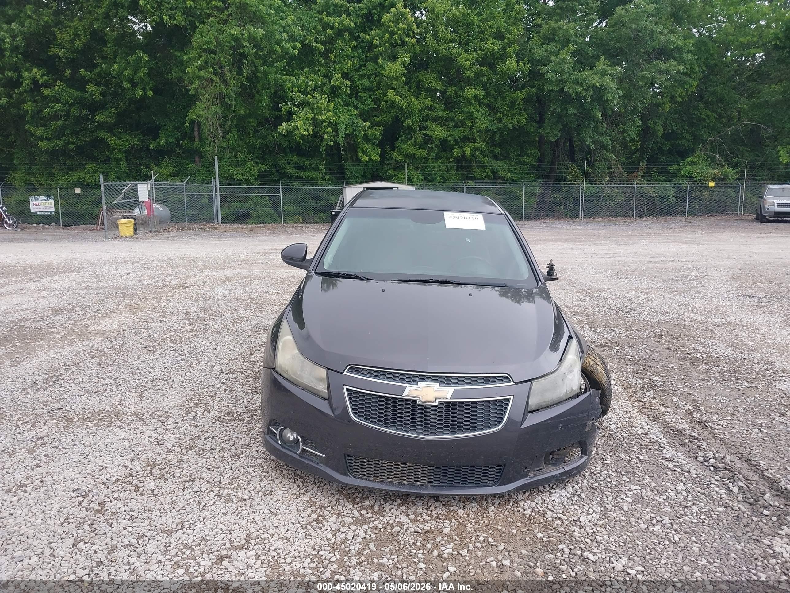 2011 Chevrolet Cruze 1lt Gray vin: 1G1PF5S91B7237461