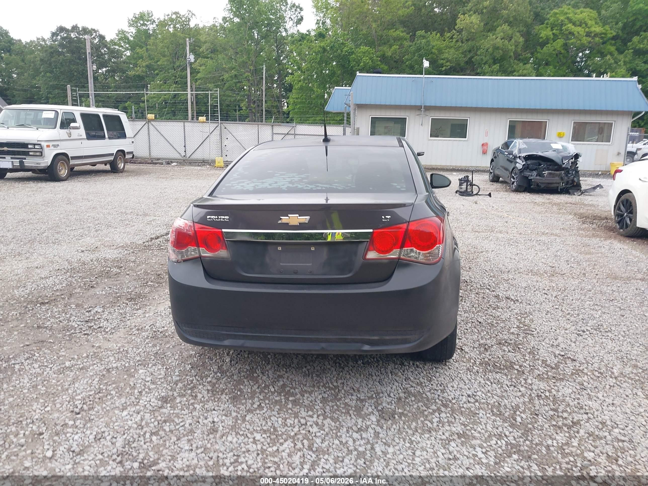 2011 Chevrolet Cruze 1lt Gray vin: 1G1PF5S91B7237461