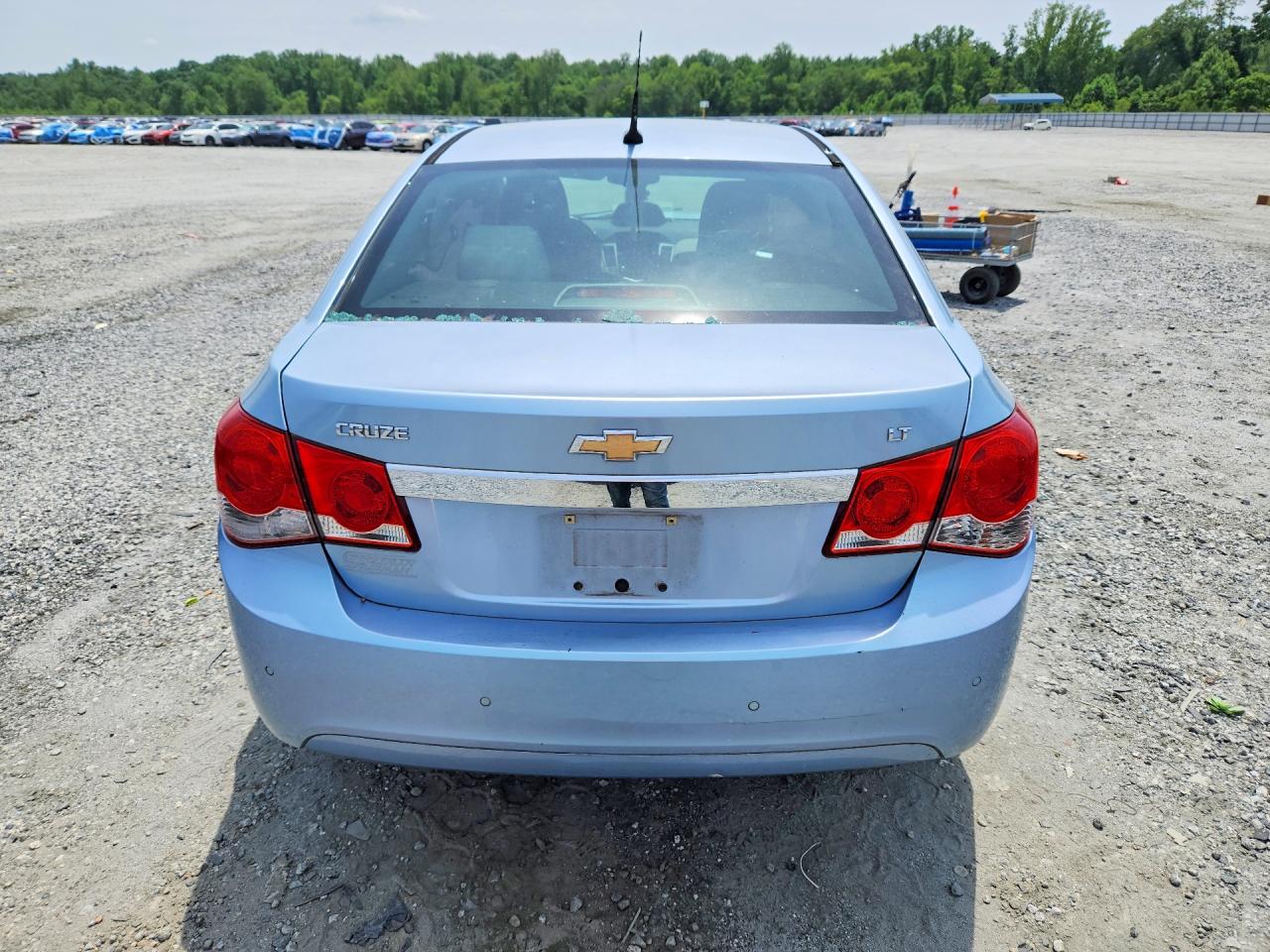 2011 Chevrolet Cruze Lt Blue vin: 1G1PF5S92B7159501