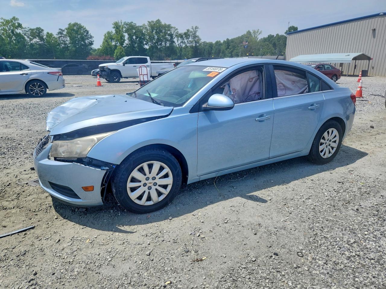 2011 Chevrolet Cruze Lt Blue vin: 1G1PF5S92B7159501