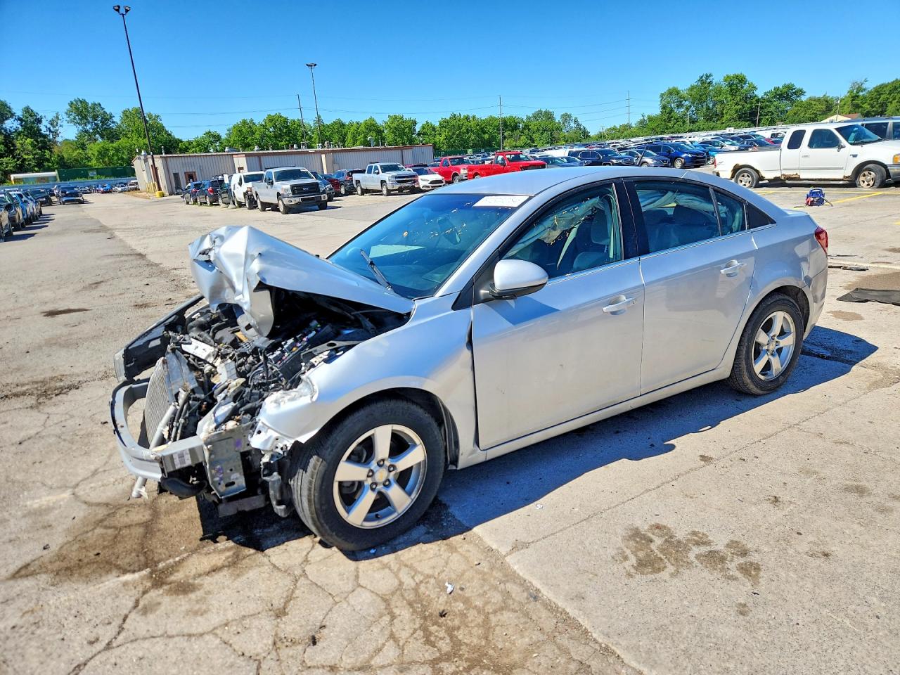 2011 Chevrolet Cruze Lt Silver vin: 1G1PF5S92B7192904