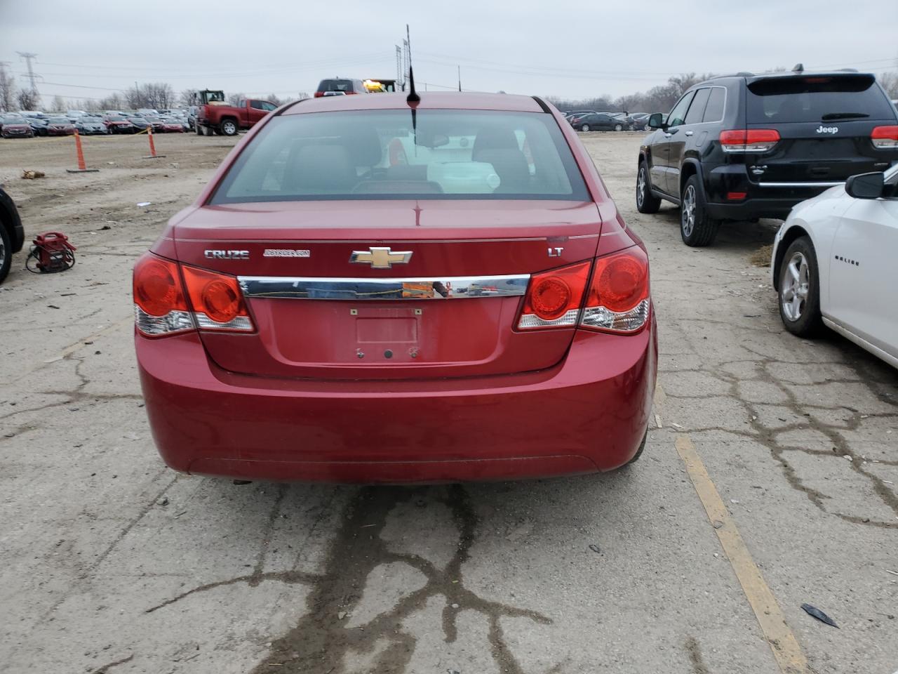 2011 Chevrolet Cruze Lt Burgundy vin: 1G1PF5S92B7201262