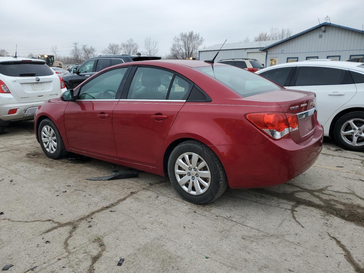 2011 Chevrolet Cruze Lt Burgundy vin: 1G1PF5S92B7201262