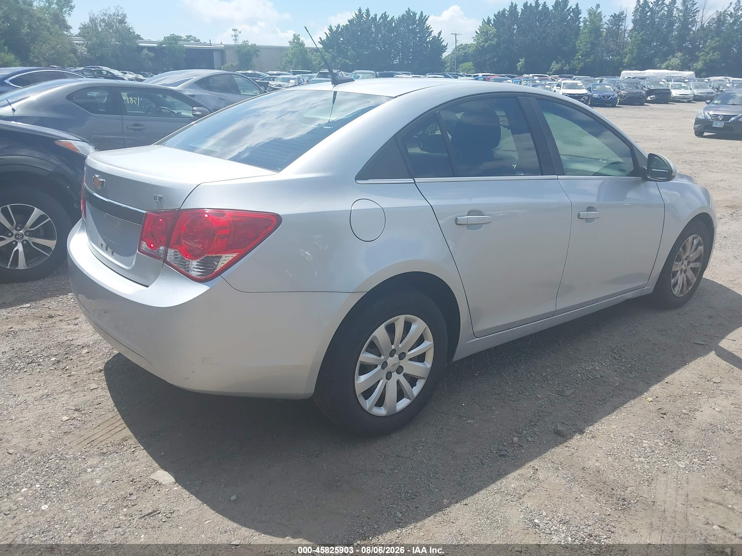 2011 Chevrolet Cruze 1lt Silver vin: 1G1PF5S92B7268752