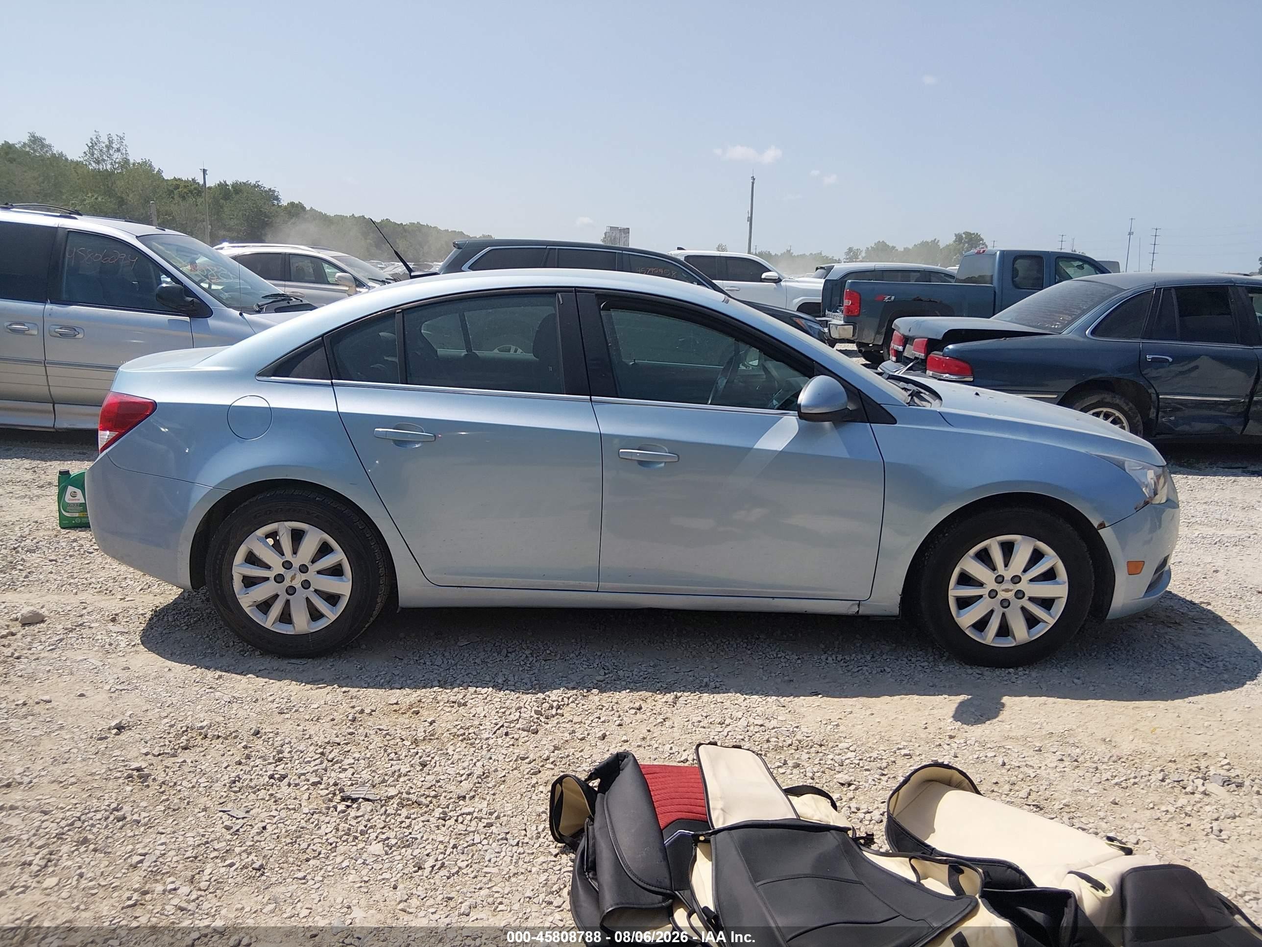 2011 Chevrolet Cruze 1lt Синий vin: 1G1PF5S93B7134106