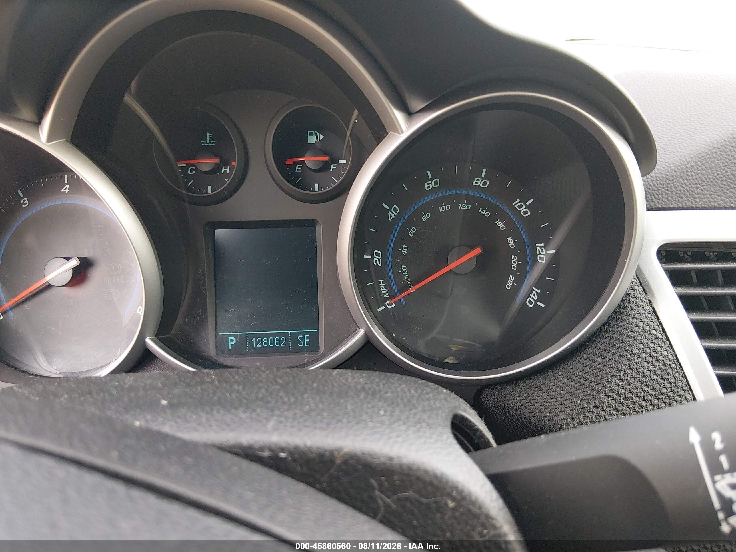 2011 Chevrolet Cruze 1lt Red vin: 1G1PF5S93B7152119