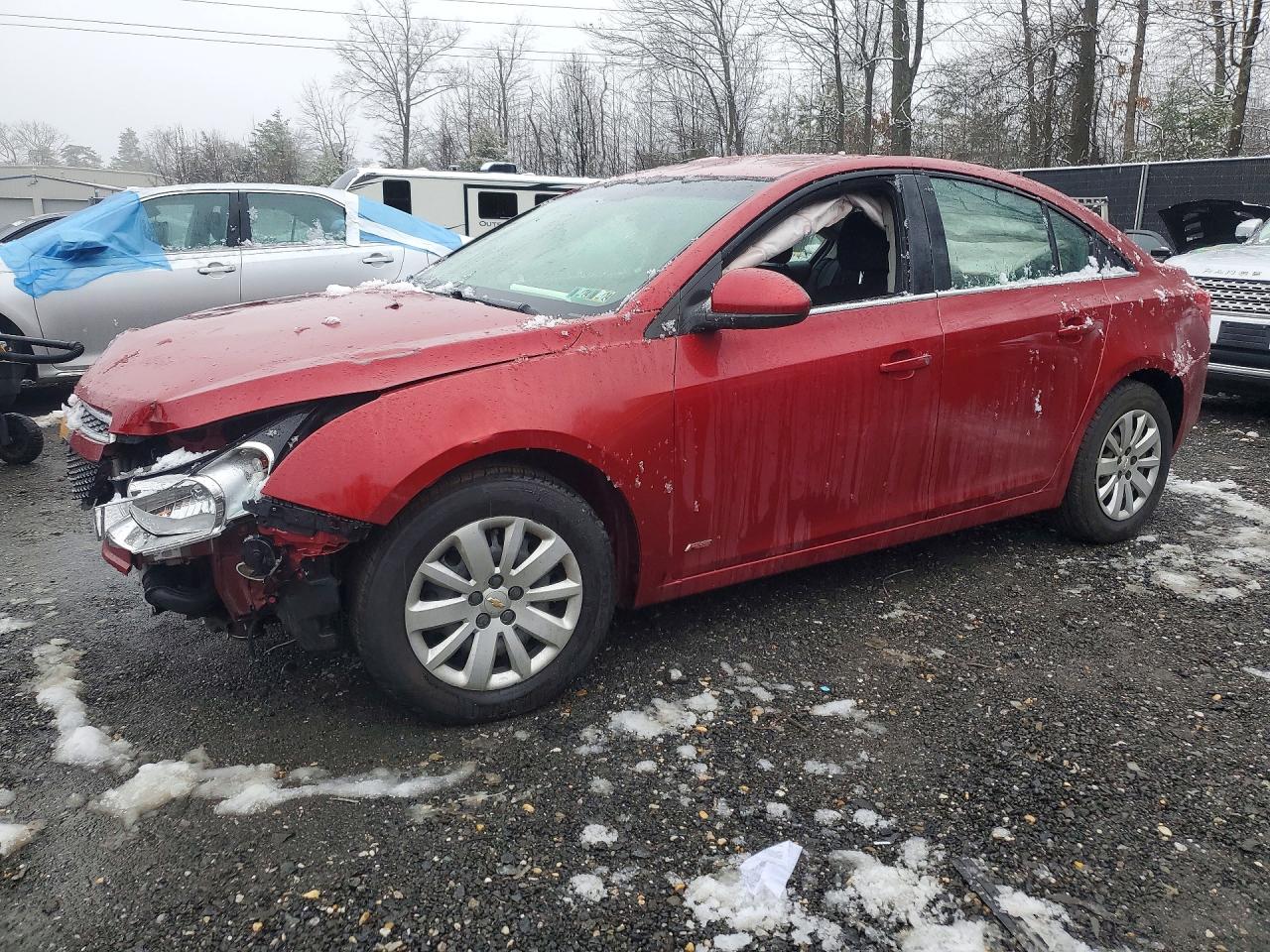 2011 Chevrolet Cruze Lt Red vin: 1G1PF5S93B7163346