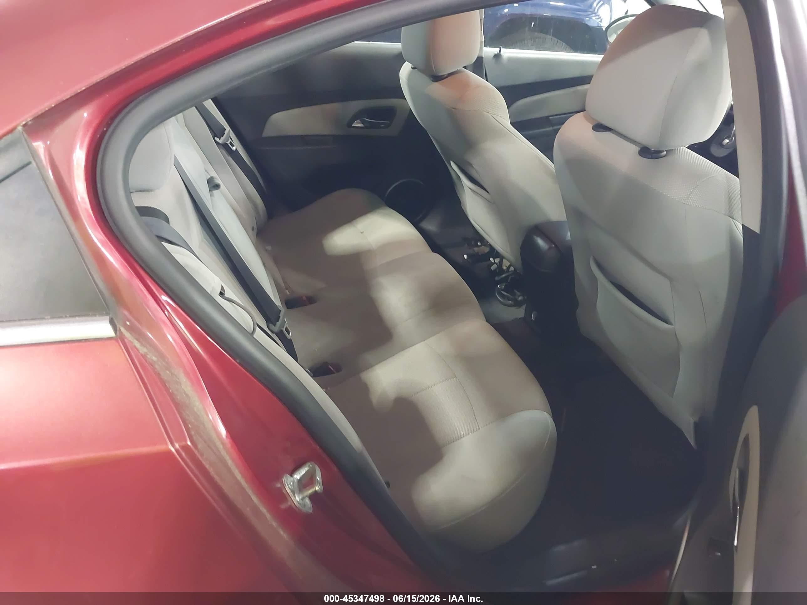 2011 Chevrolet Cruze 1lt Red vin: 1G1PF5S93B7190000