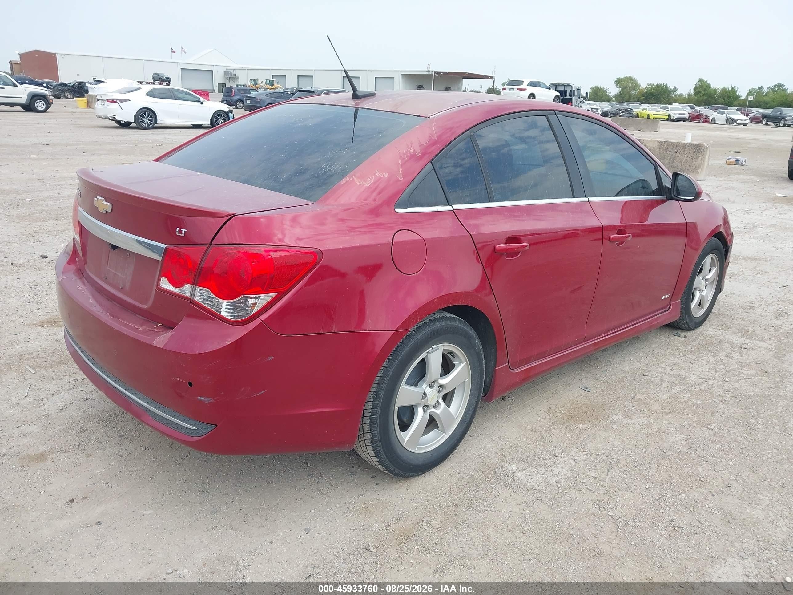 2011 Chevrolet Cruze 1lt Красный vin: 1G1PF5S93B7218894