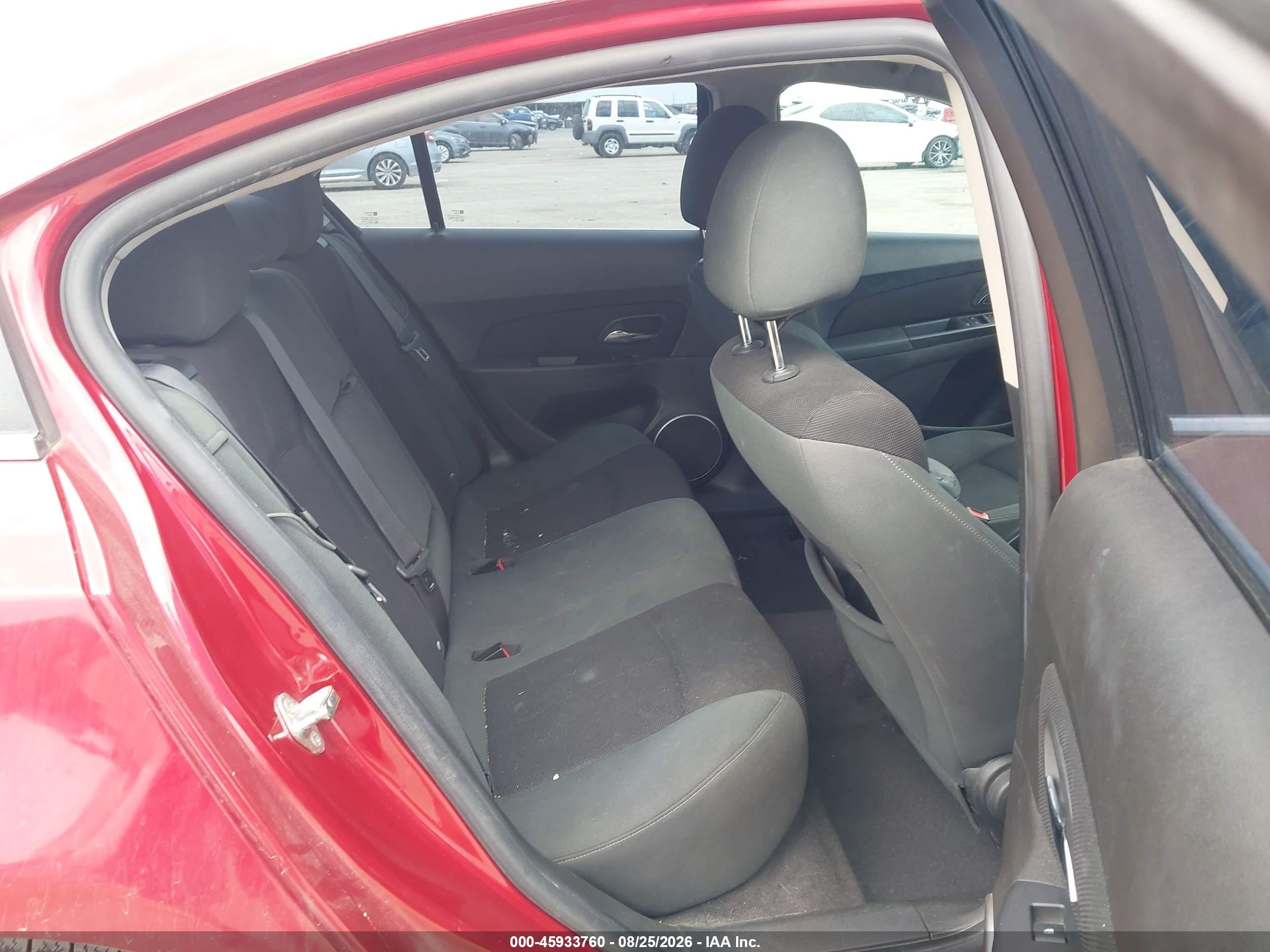 2011 Chevrolet Cruze 1lt Красный vin: 1G1PF5S93B7218894