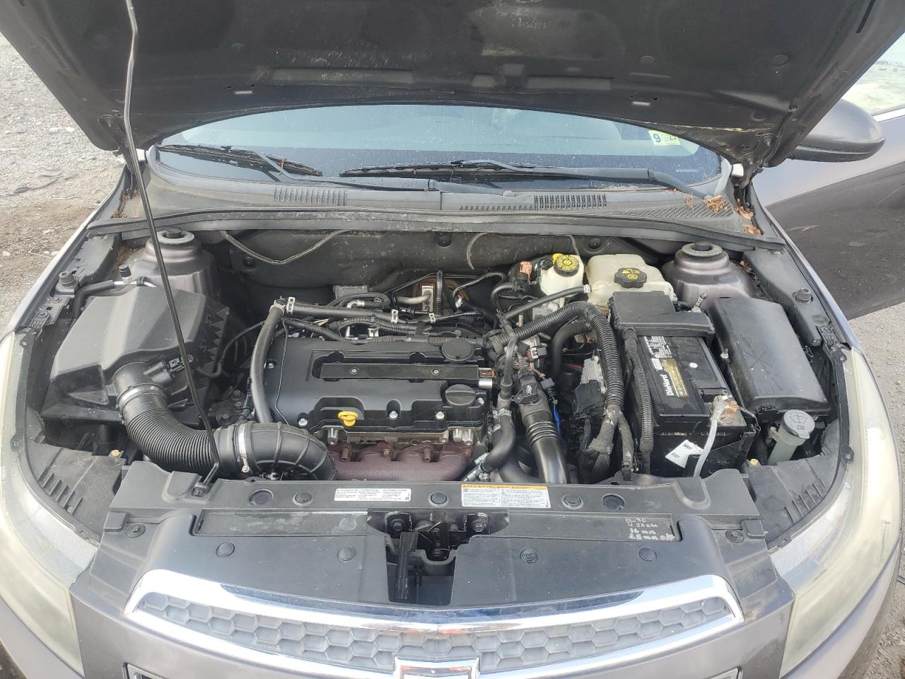 2011 Chevrolet Cruze Lt Gray vin: 1G1PF5S93B7229751