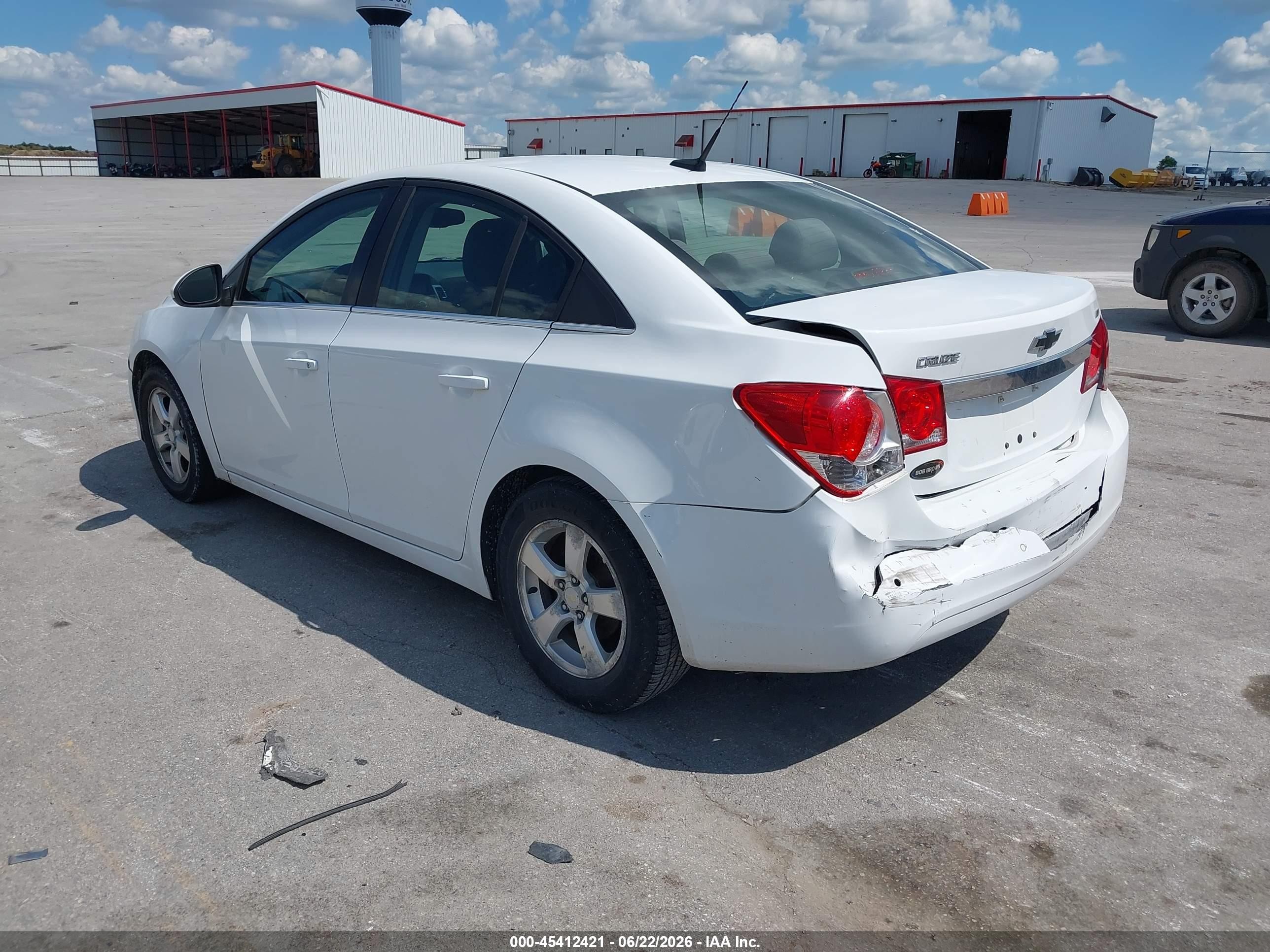 2011 Chevrolet Cruze 1lt White vin: 1G1PF5S93B7270090
