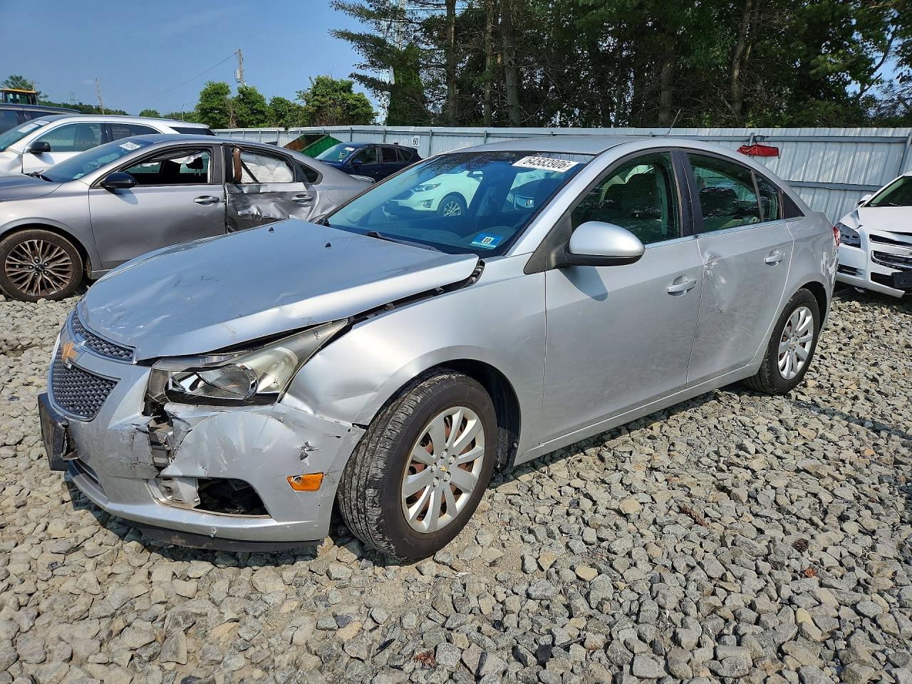 2011 Chevrolet Cruze Lt Silver vin: 1G1PF5S94B7105570
